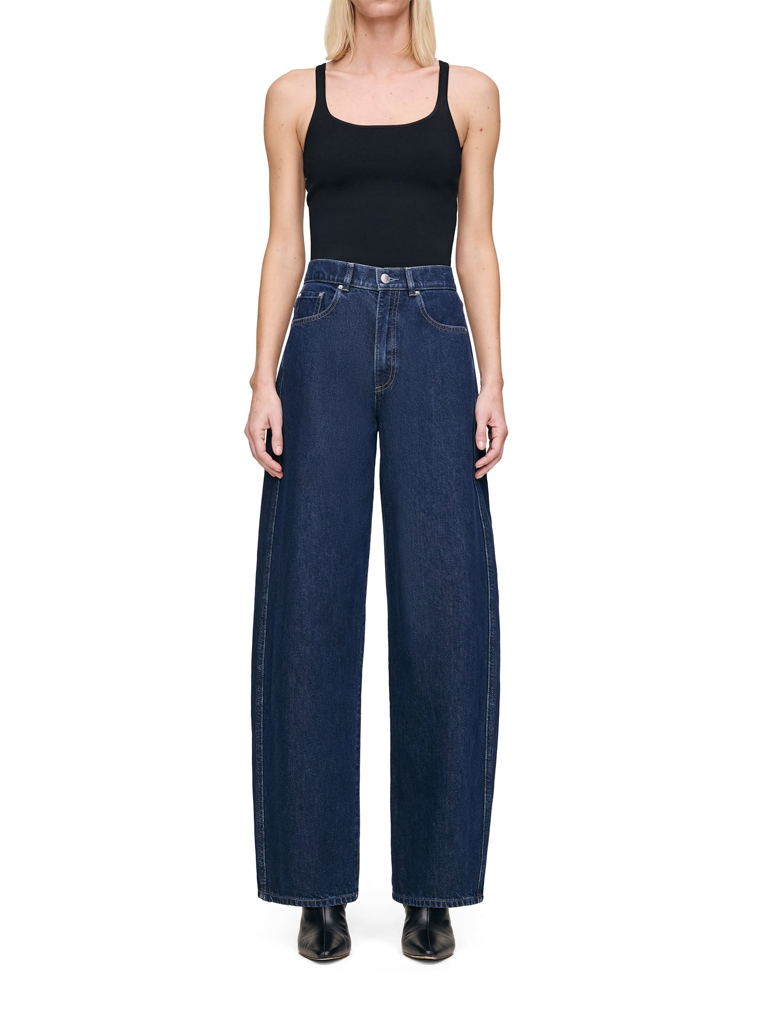Taylor Relaxed Barrel High Rise Jeans