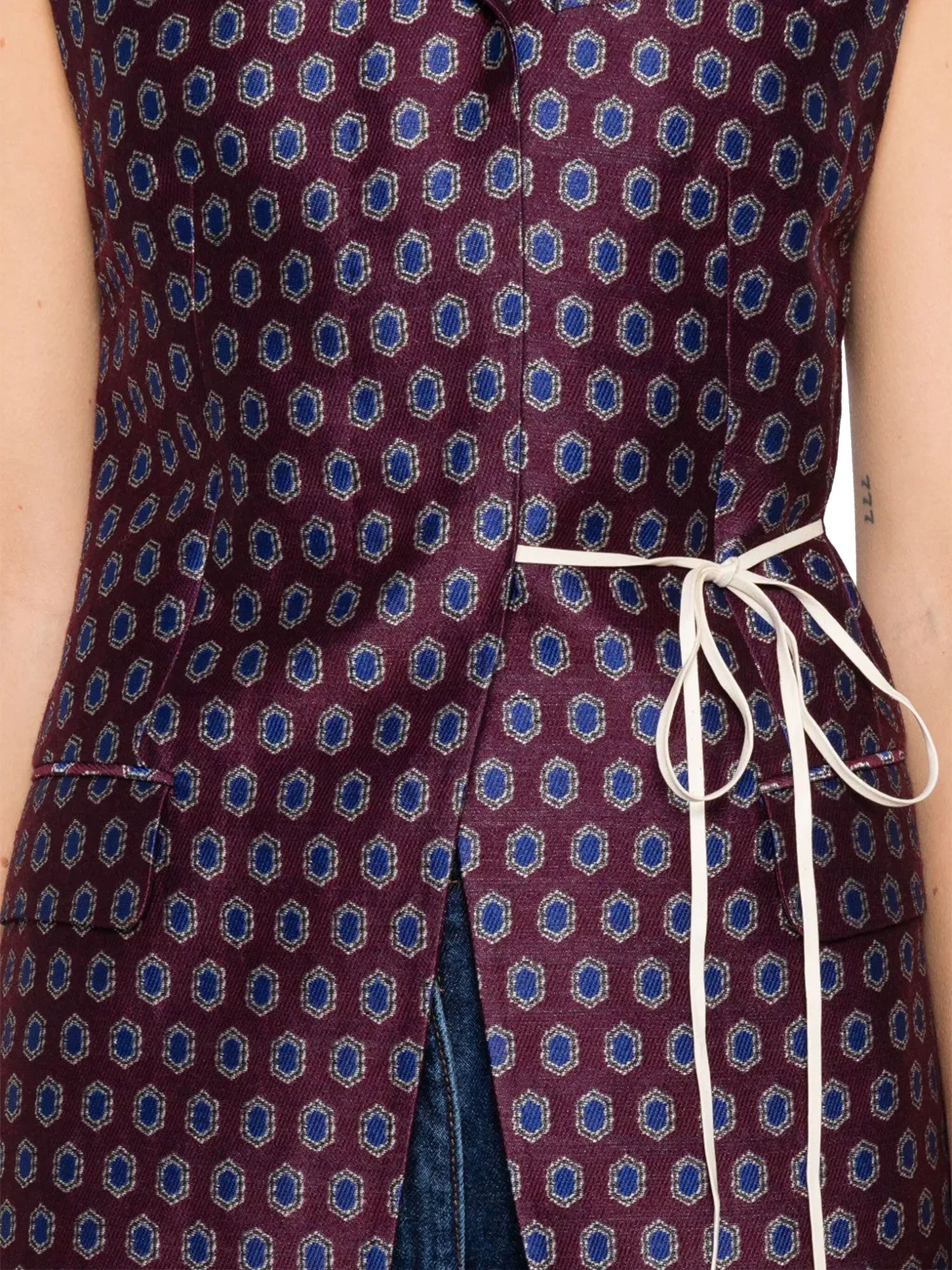 Dries van Noten | Bimbila Jacquard Wrap Vest – Kirna Zabête