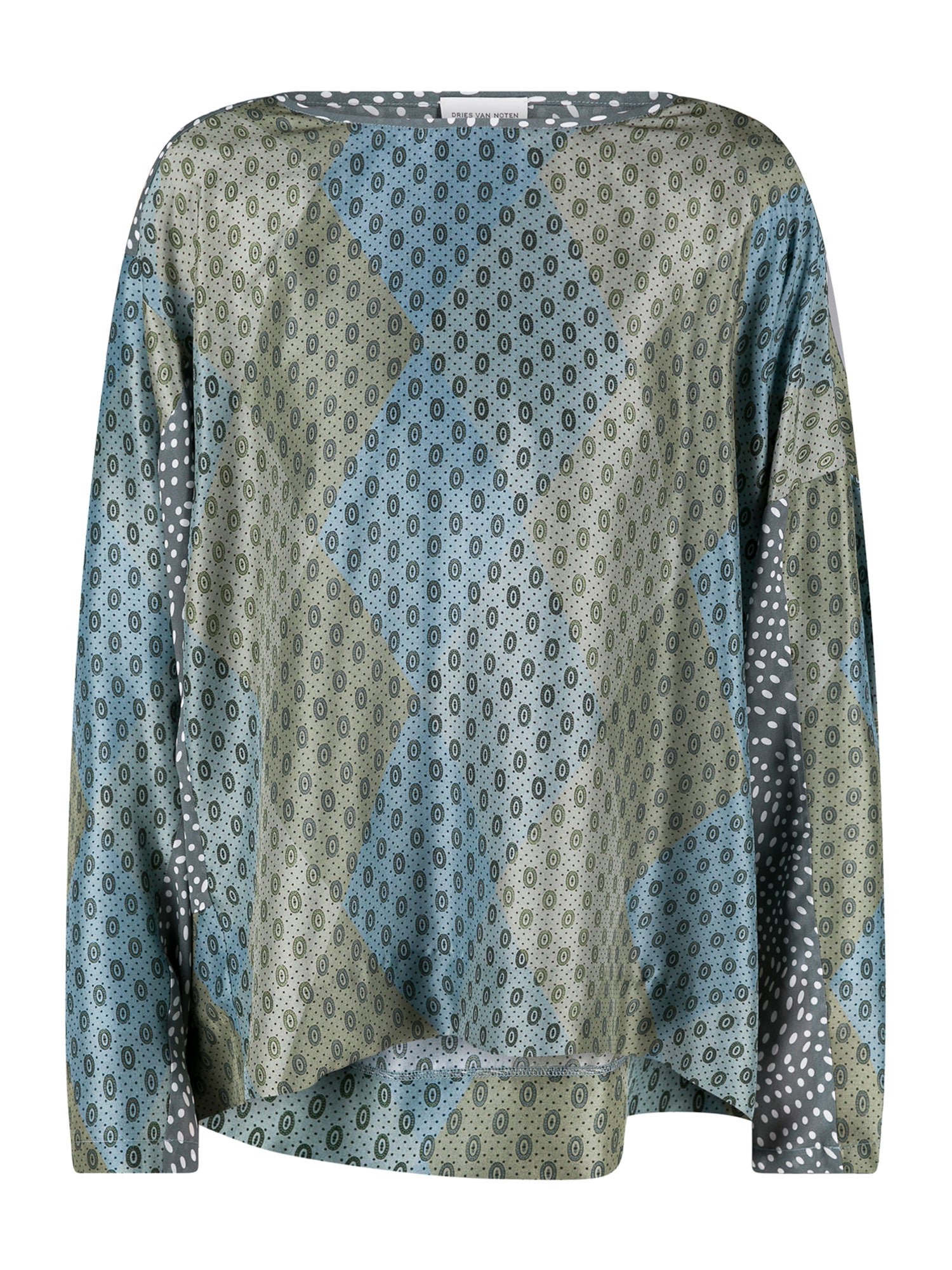 Caias Silk Contrast Top