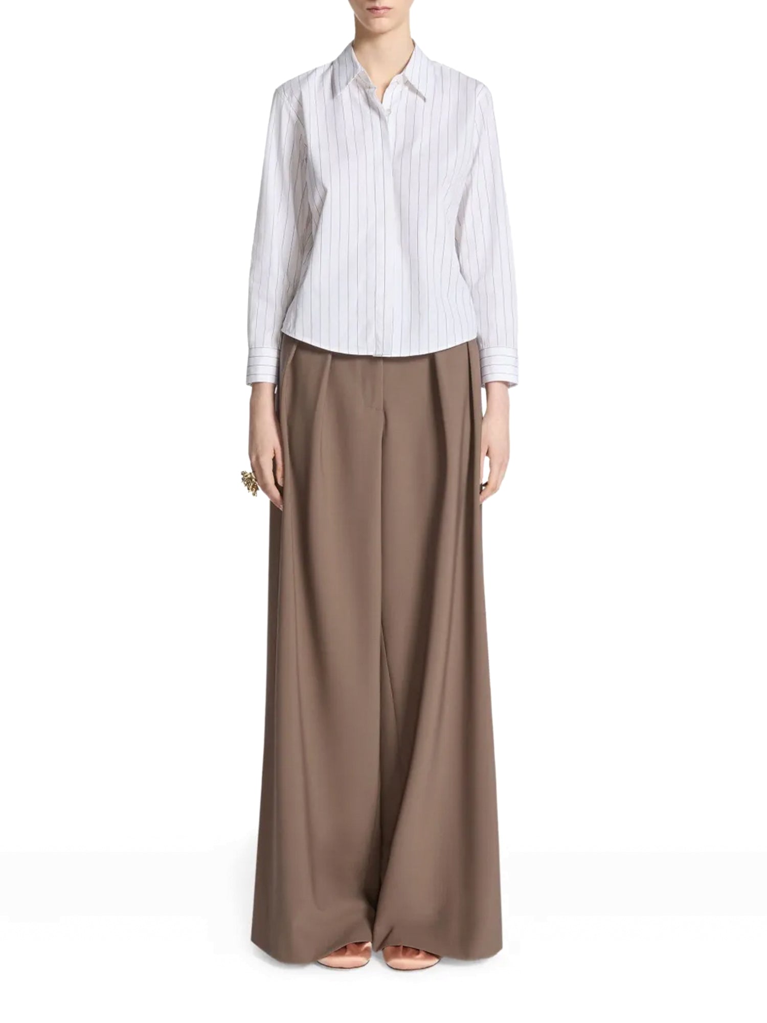 Clavini Boxy Cotton Shirt