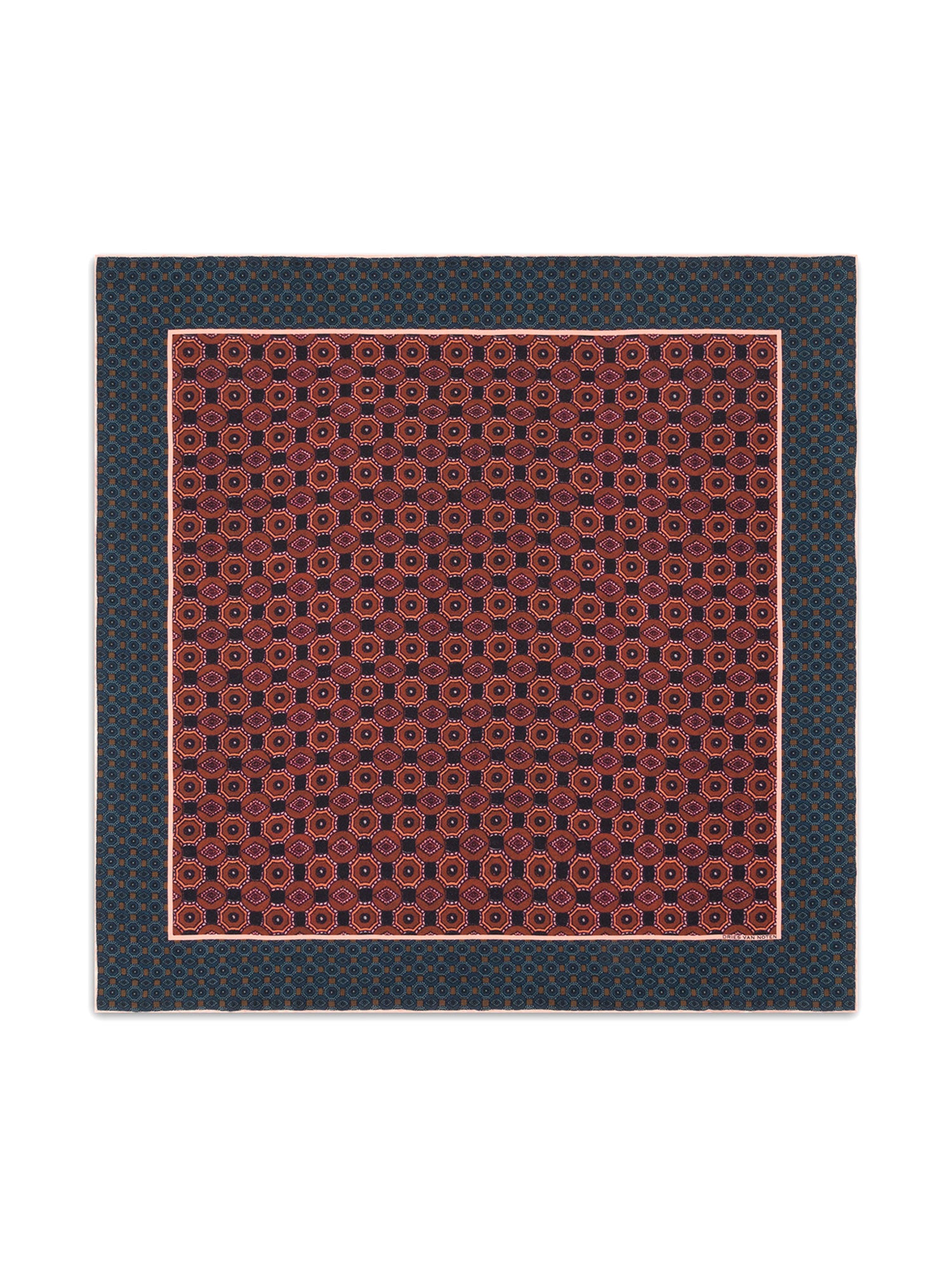 Facet Printed Silk Scarf