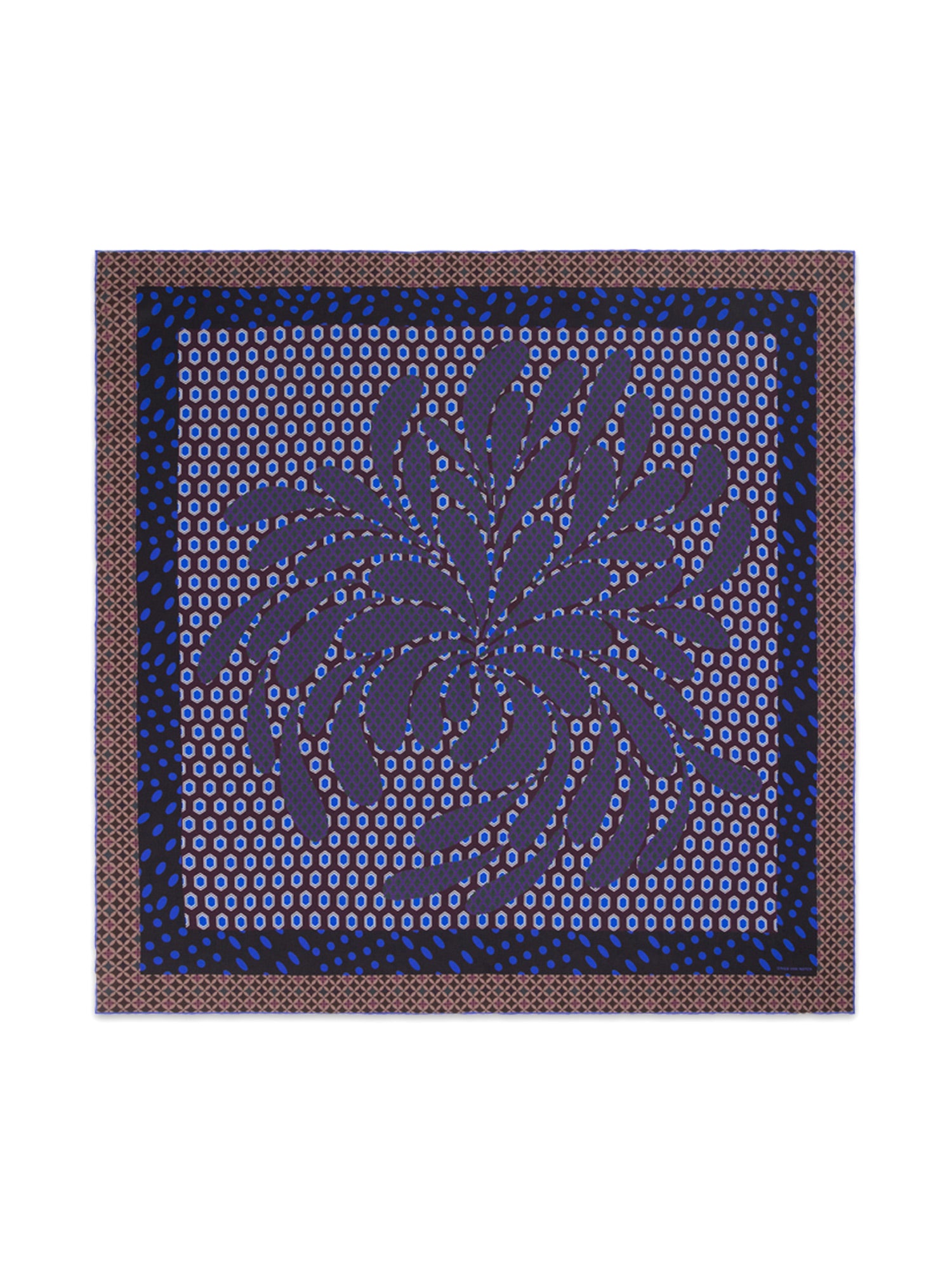 Filigree Printed Silk Scarf