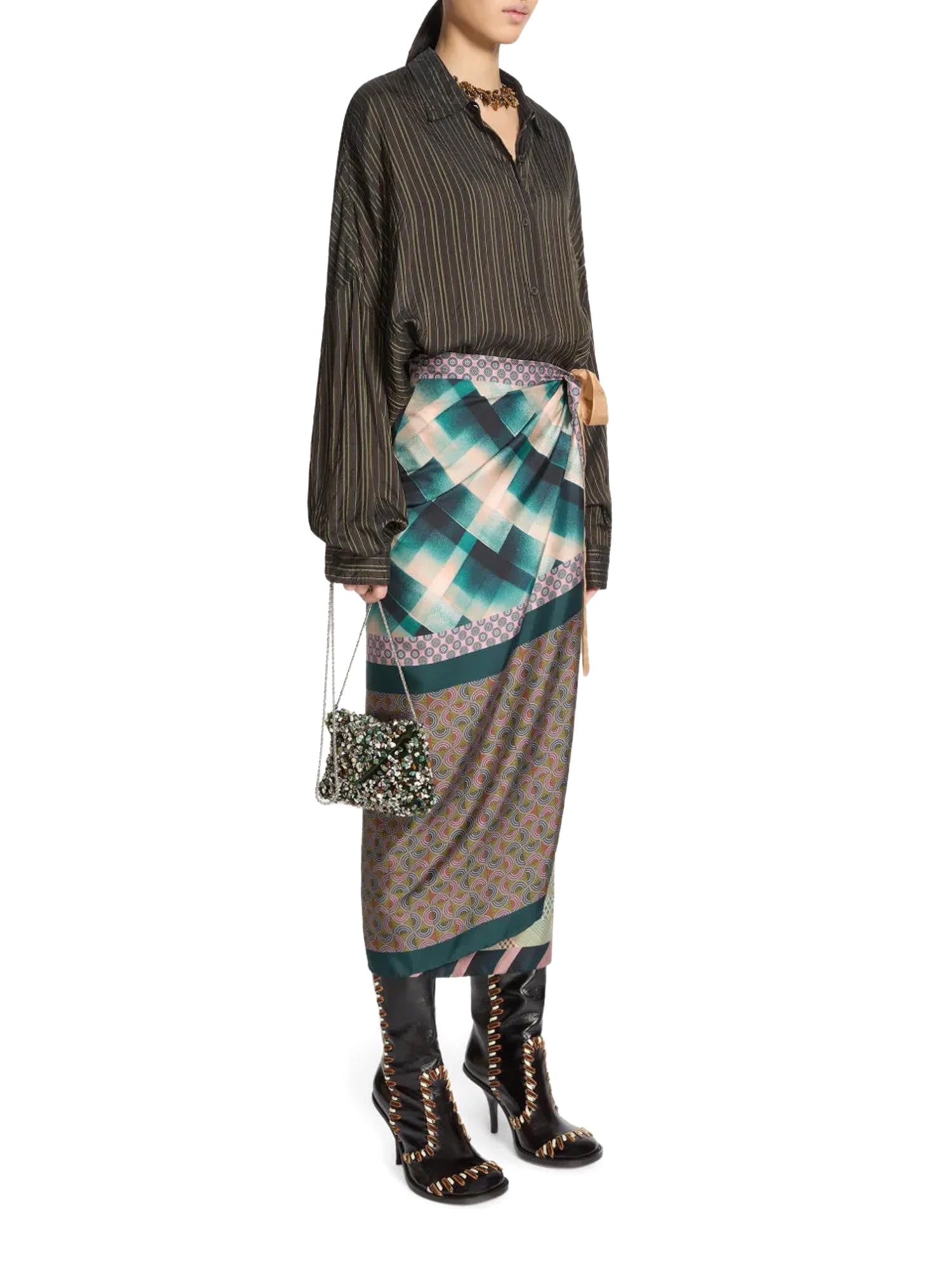 Dries van Noten | Scarfy Long Wrap Skirt – Kirna Zabête
