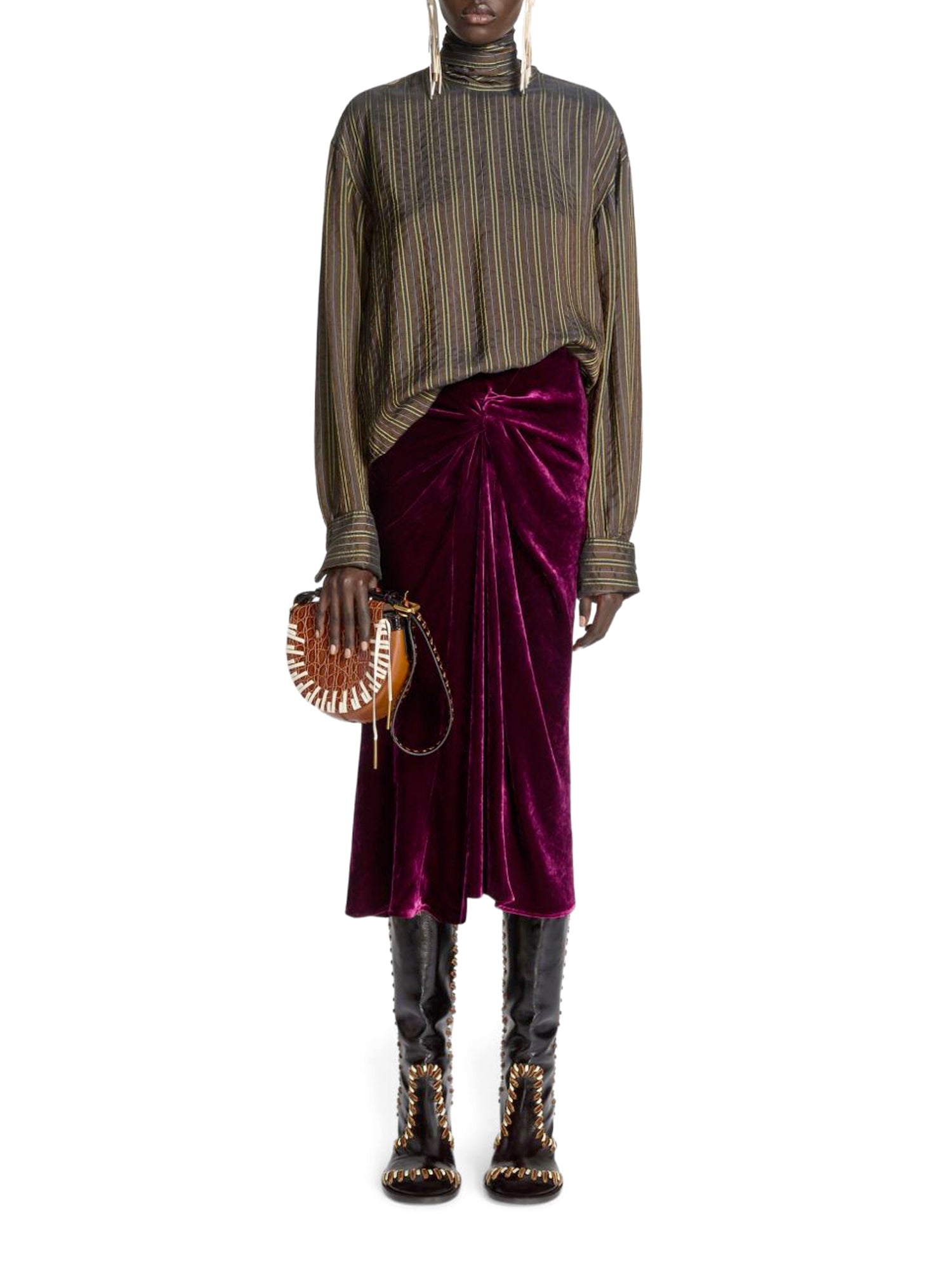 Smila Velvet Skirt