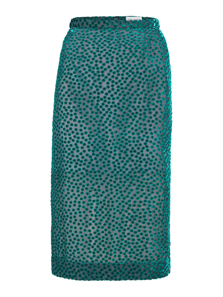 Dries van Noten | Sokna Devoré Skirt – Kirna Zabête