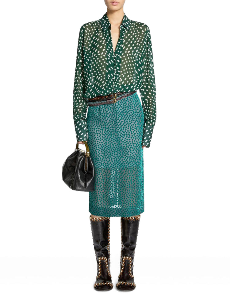 美品DRIES VAN NOTEN ミントグリーン セーター Small Dries Van Noten Ticket Sweater Green