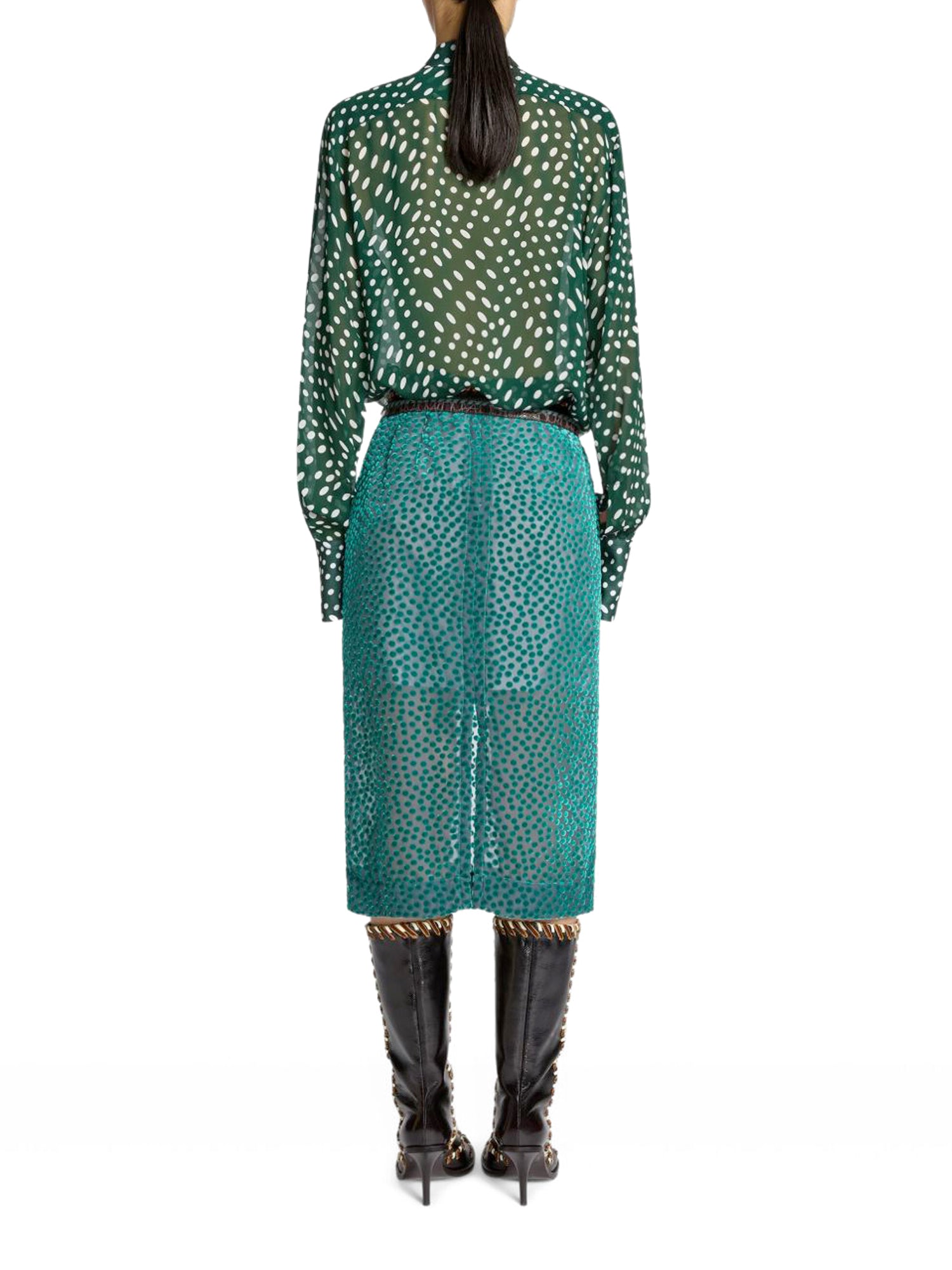 Dries van Noten | Sokna Devoré Skirt – Kirna Zabête