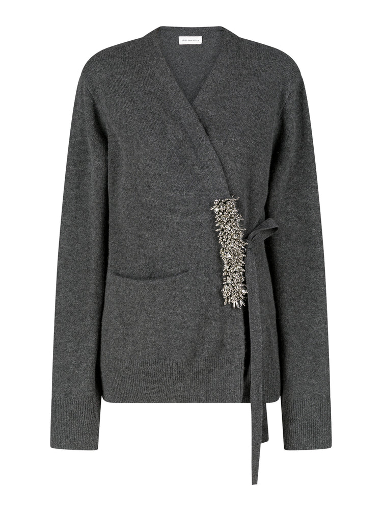Dries van Noten | Tiah Embellished Wrap Cardigan – Kirna Zabête
