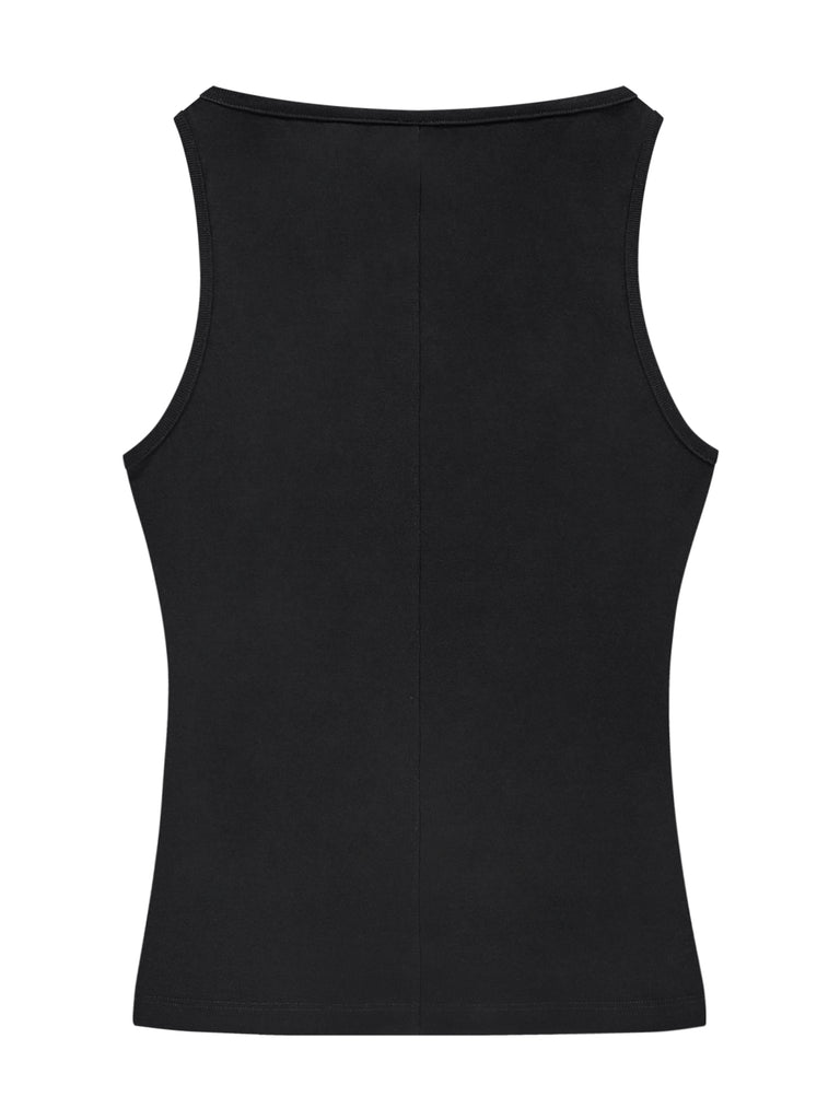 FLORE FLORE Timmi タンクトップ FLORE FLORE: Navy Timmi Tank Top | SSENSE