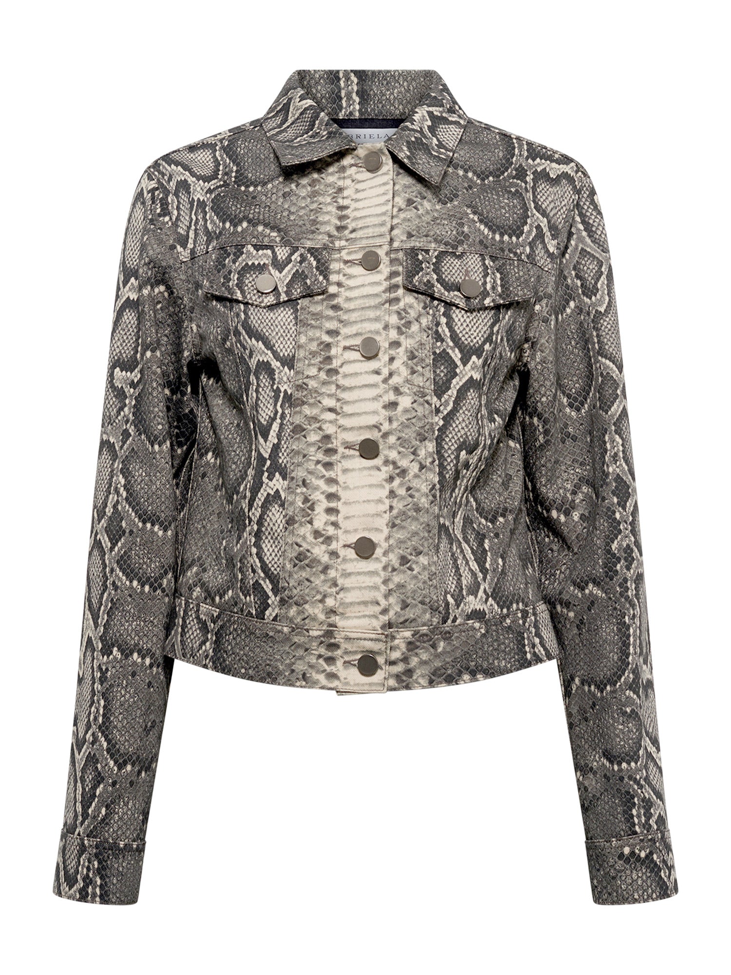 Bronte Python Denim Jacket