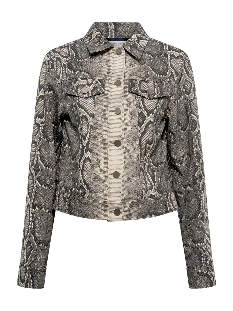 Gabriela Hearst | Bronte Python Denim Jacket – Kirna Zabête