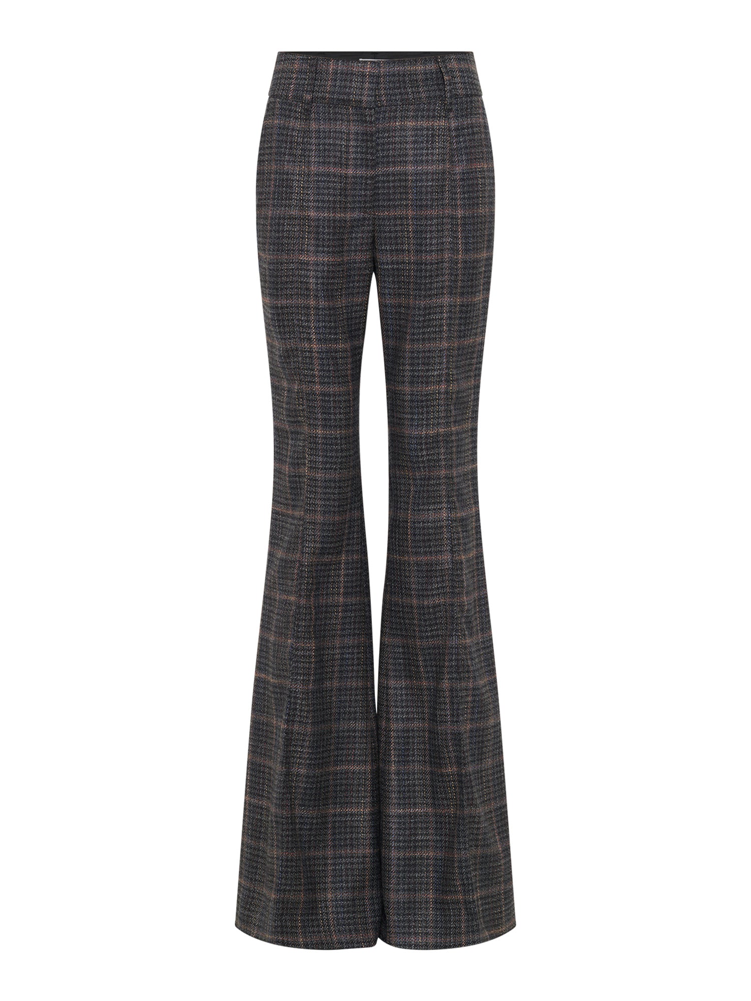 Rhein Wool Silk Clubcheck Plaid Pants
