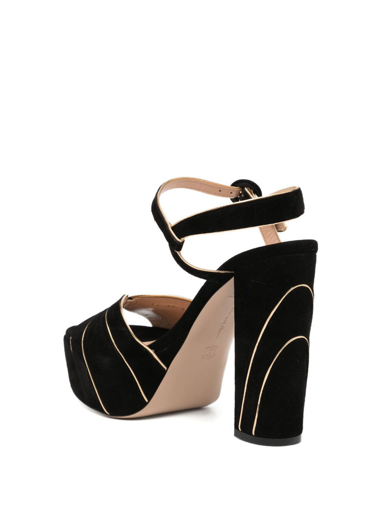 Gianvito Rossi | Tamara Suede Platform Sandals – Kirna Zabête
