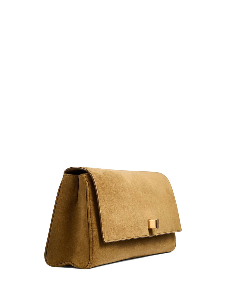 KHAITE | Suede Audrey Clutch – Kirna Zabête