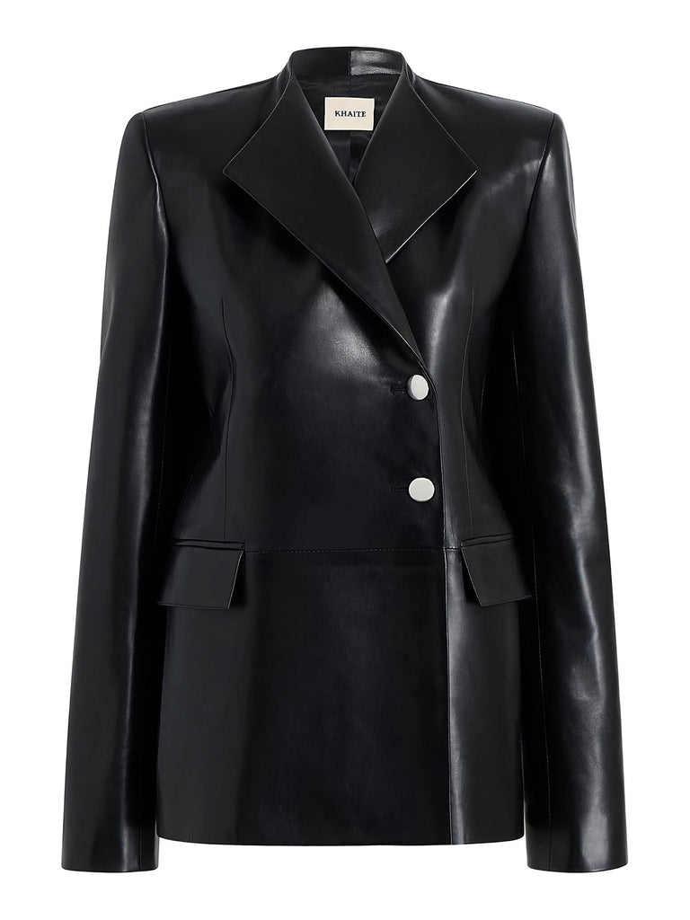 KHAITE | Elona Leather Jacket – Kirna Zabête