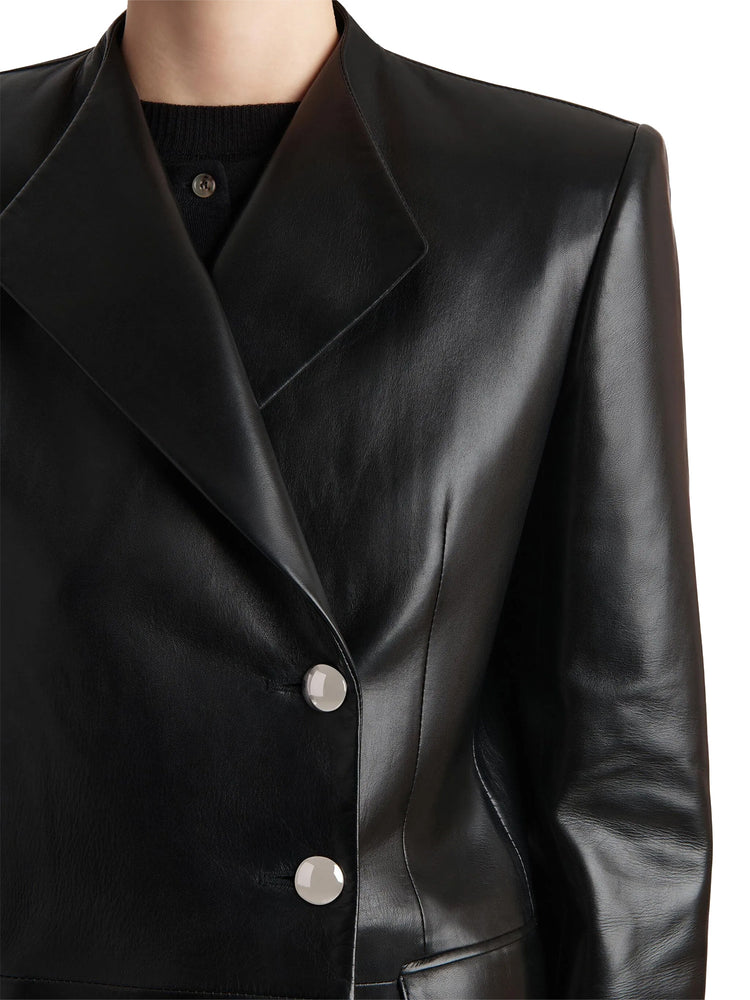 KHAITE | Elona Leather Jacket – Kirna Zabête