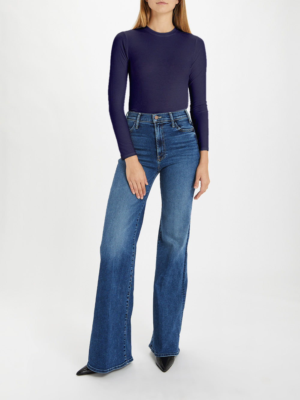 The Long Sleeve Ribbed Tee