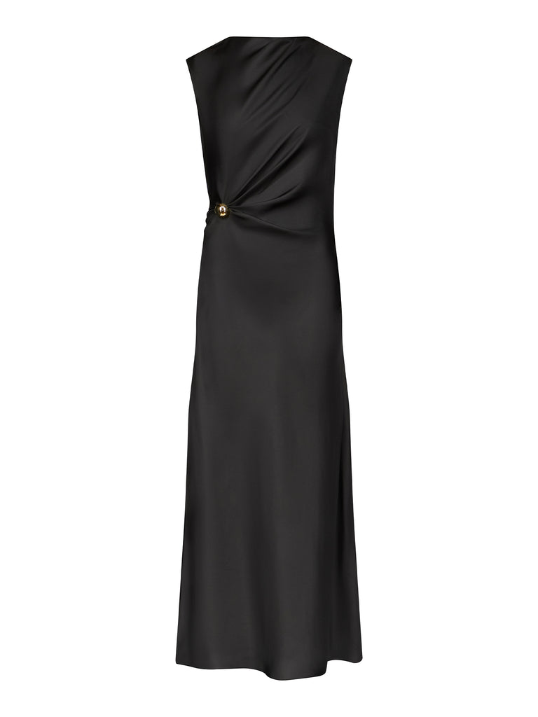 loulou de saison moun draped silk dress LOULOU STUDIO Moun Dress I ICON