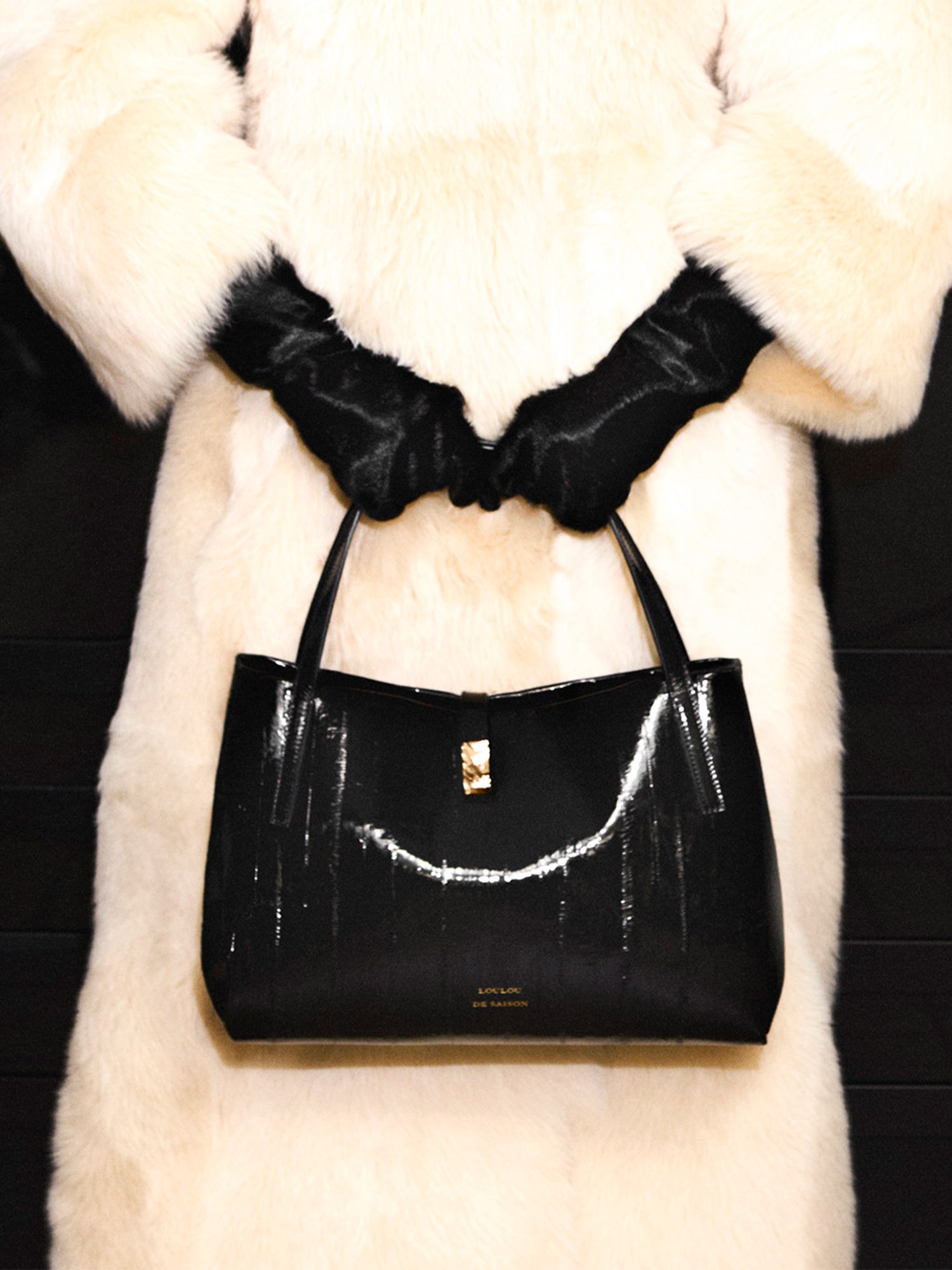 Siba Shearling Long Coat
