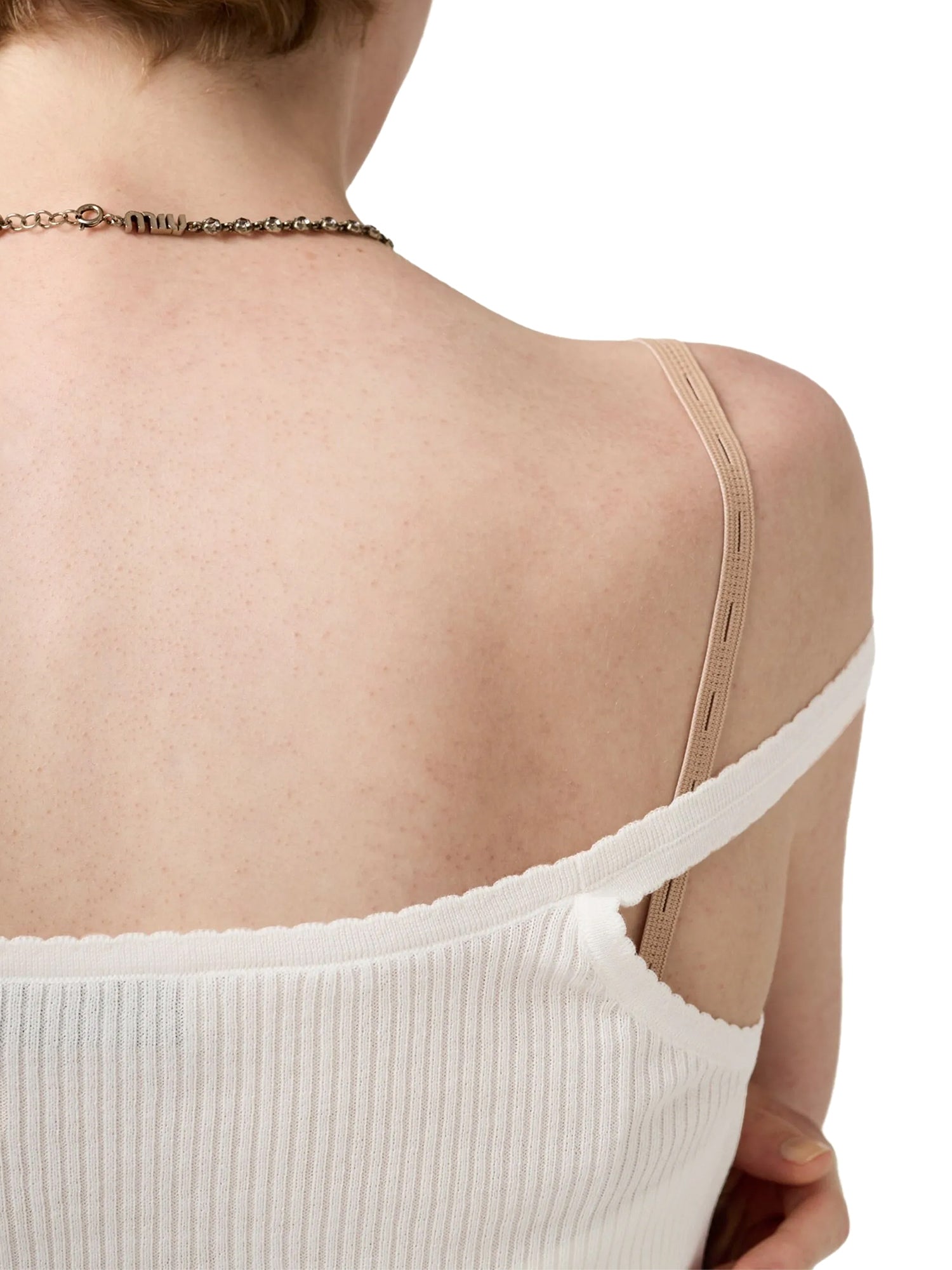 Knit Lacy Cotton Tank