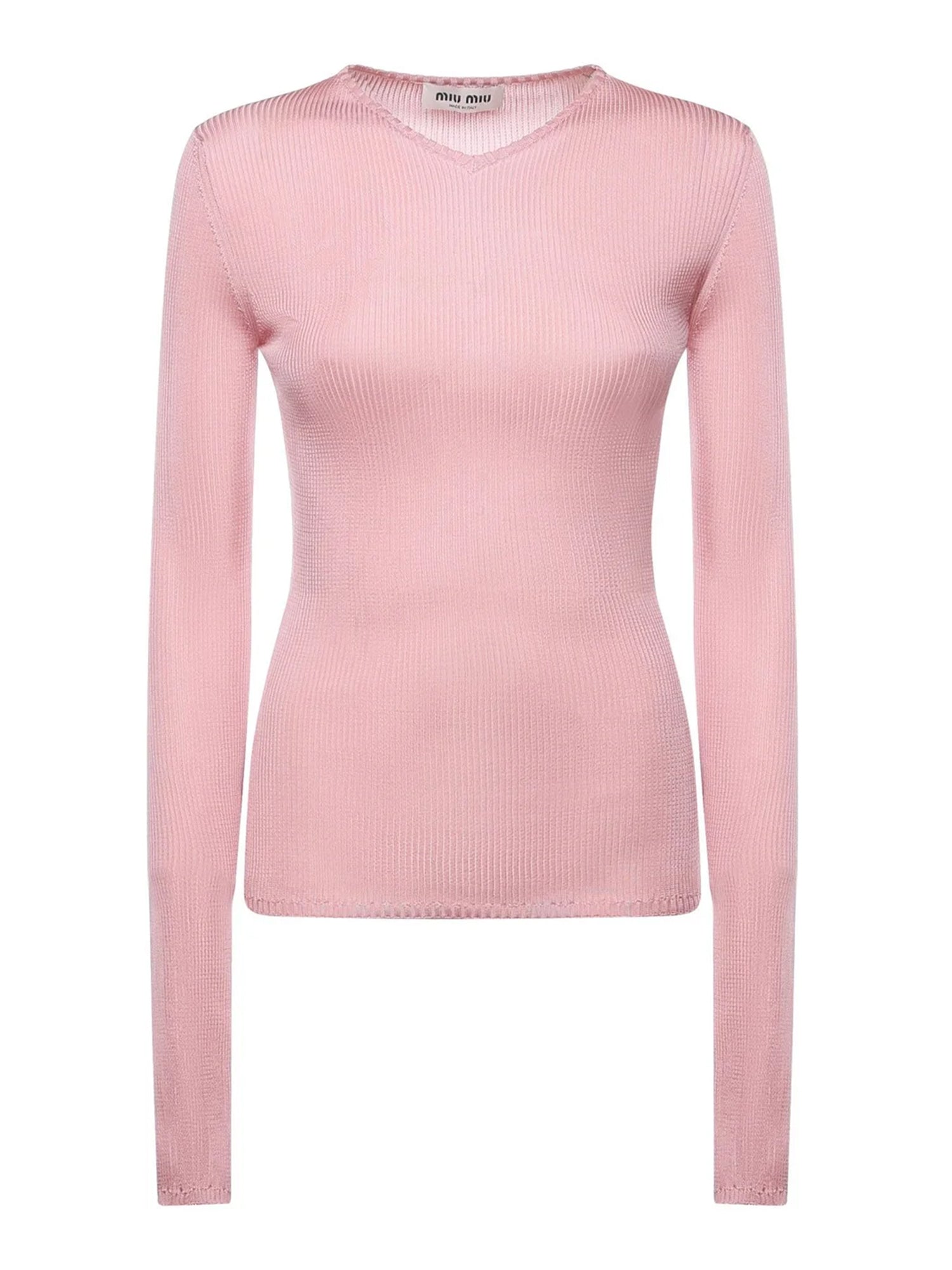 Silk V-Neck Sweater