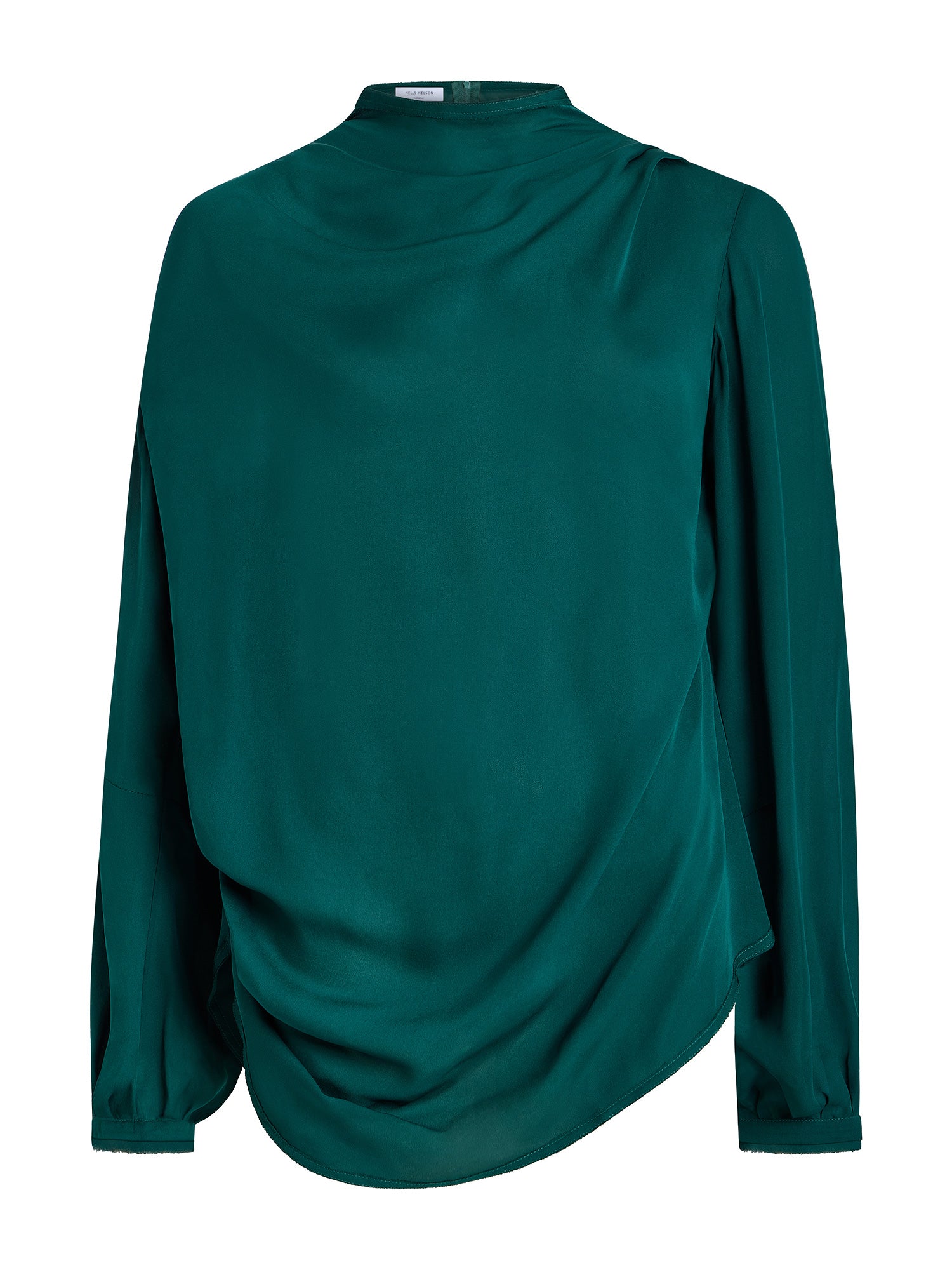 Mila Silk Drape Top