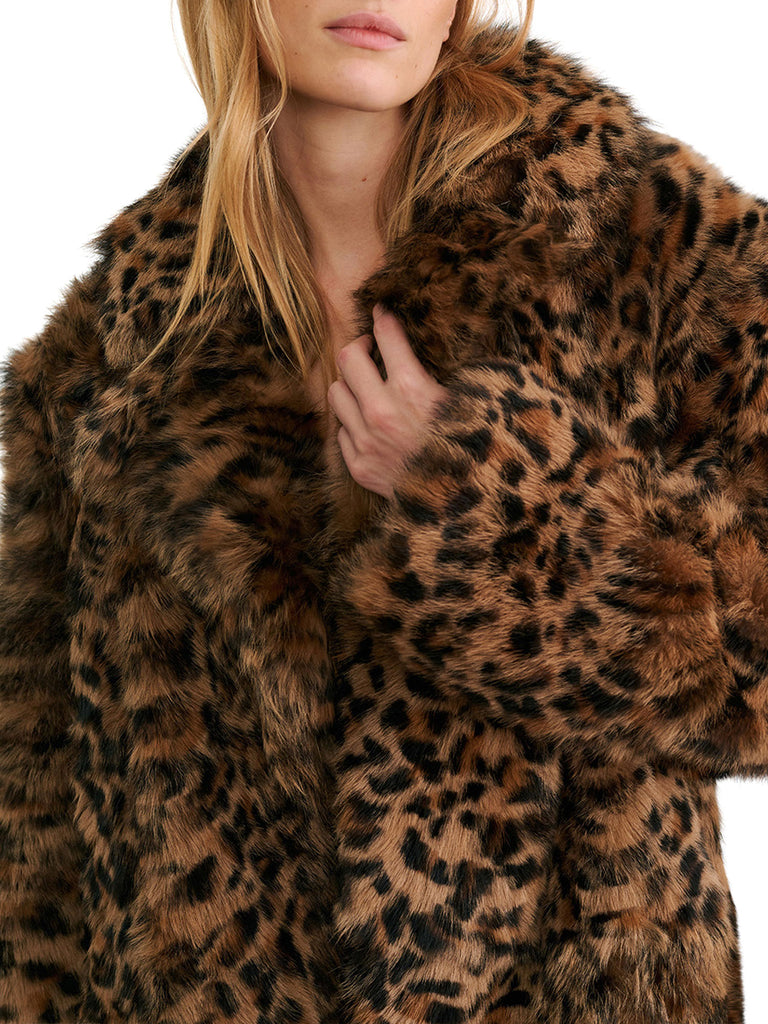 Nili Lotan | Ingrid Leopard-Print Shearling Coat – Kirna Zabête