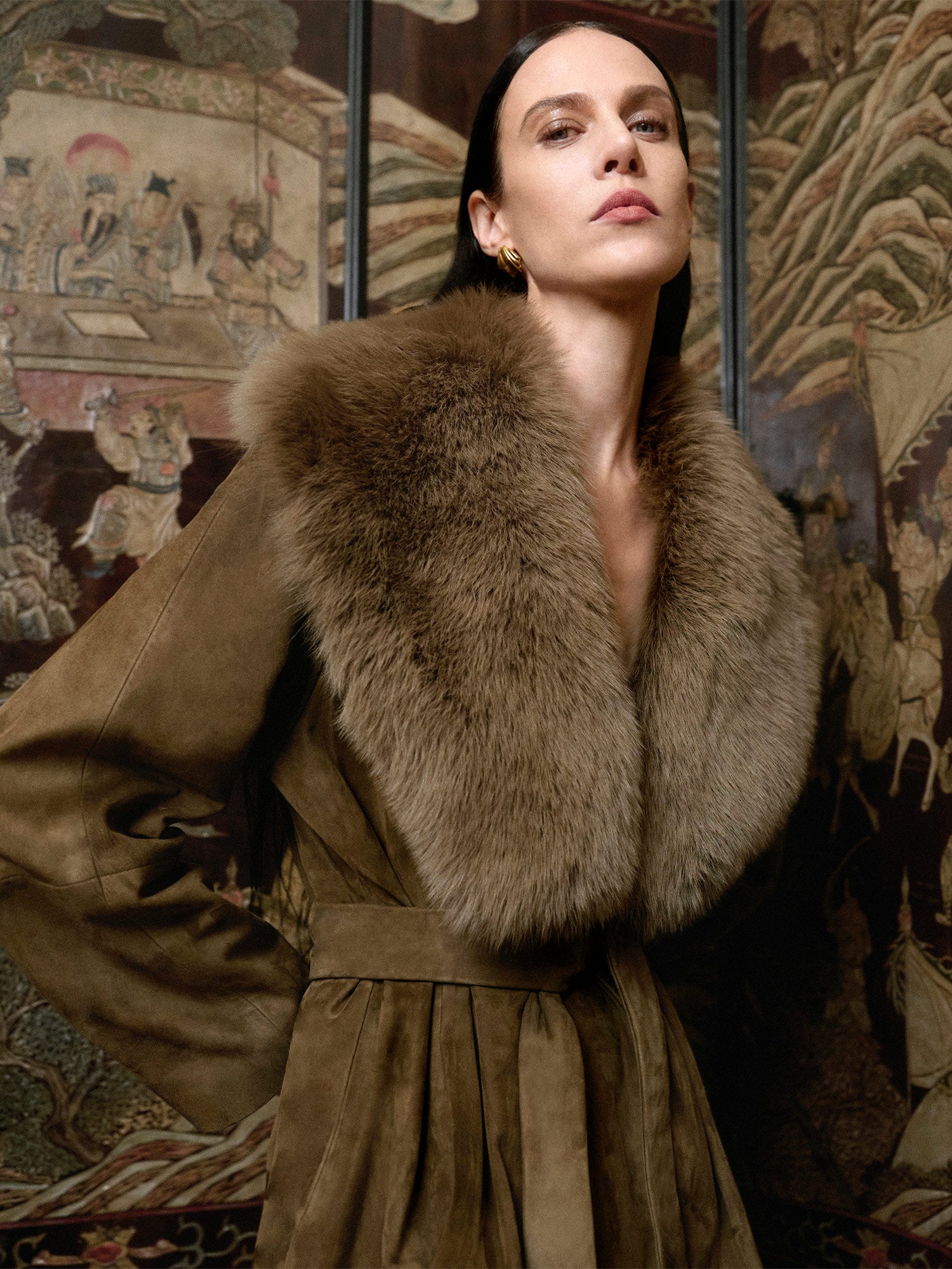 Briona Suede Coat