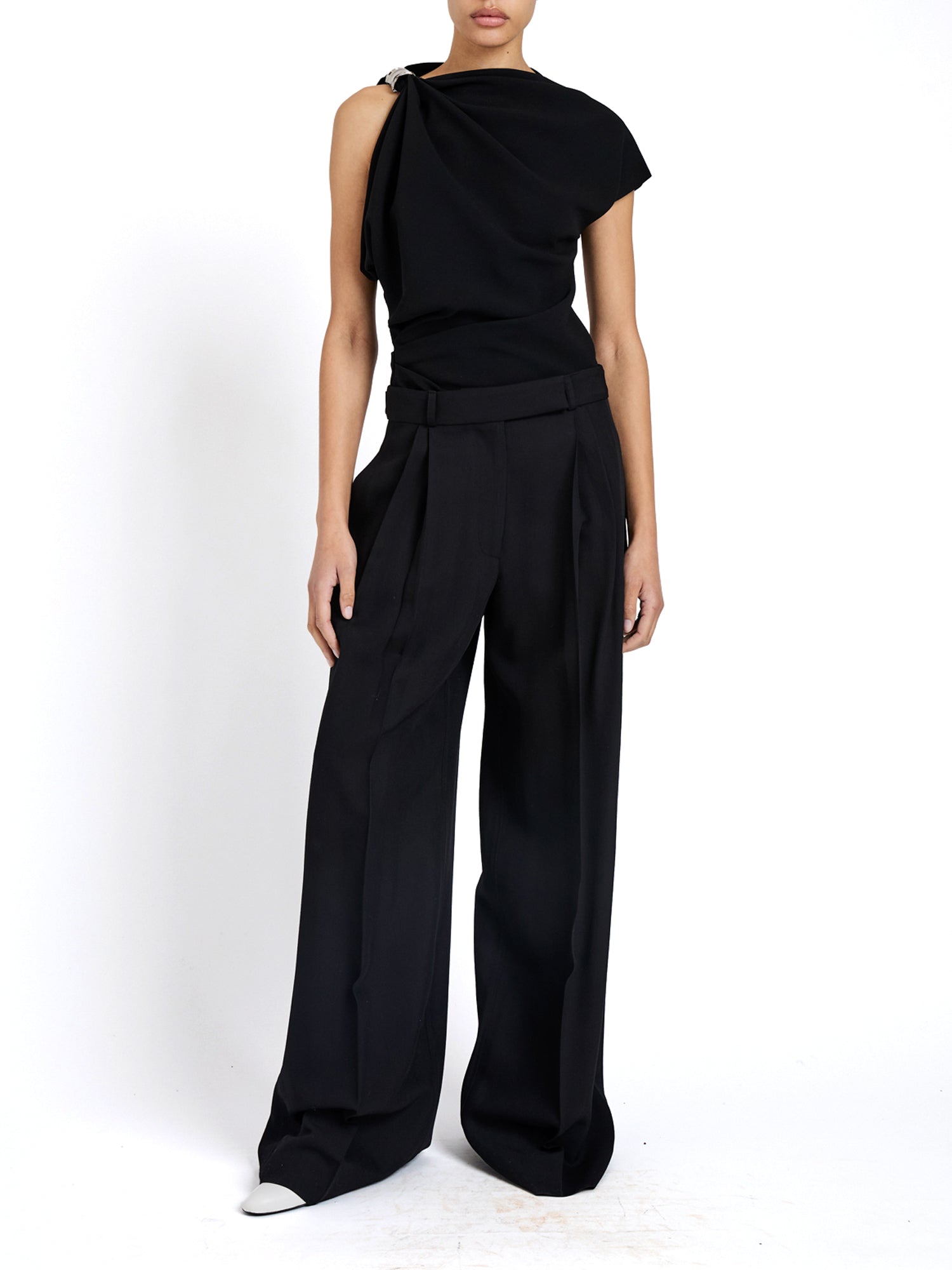 Malika Matte Double Crepe Top