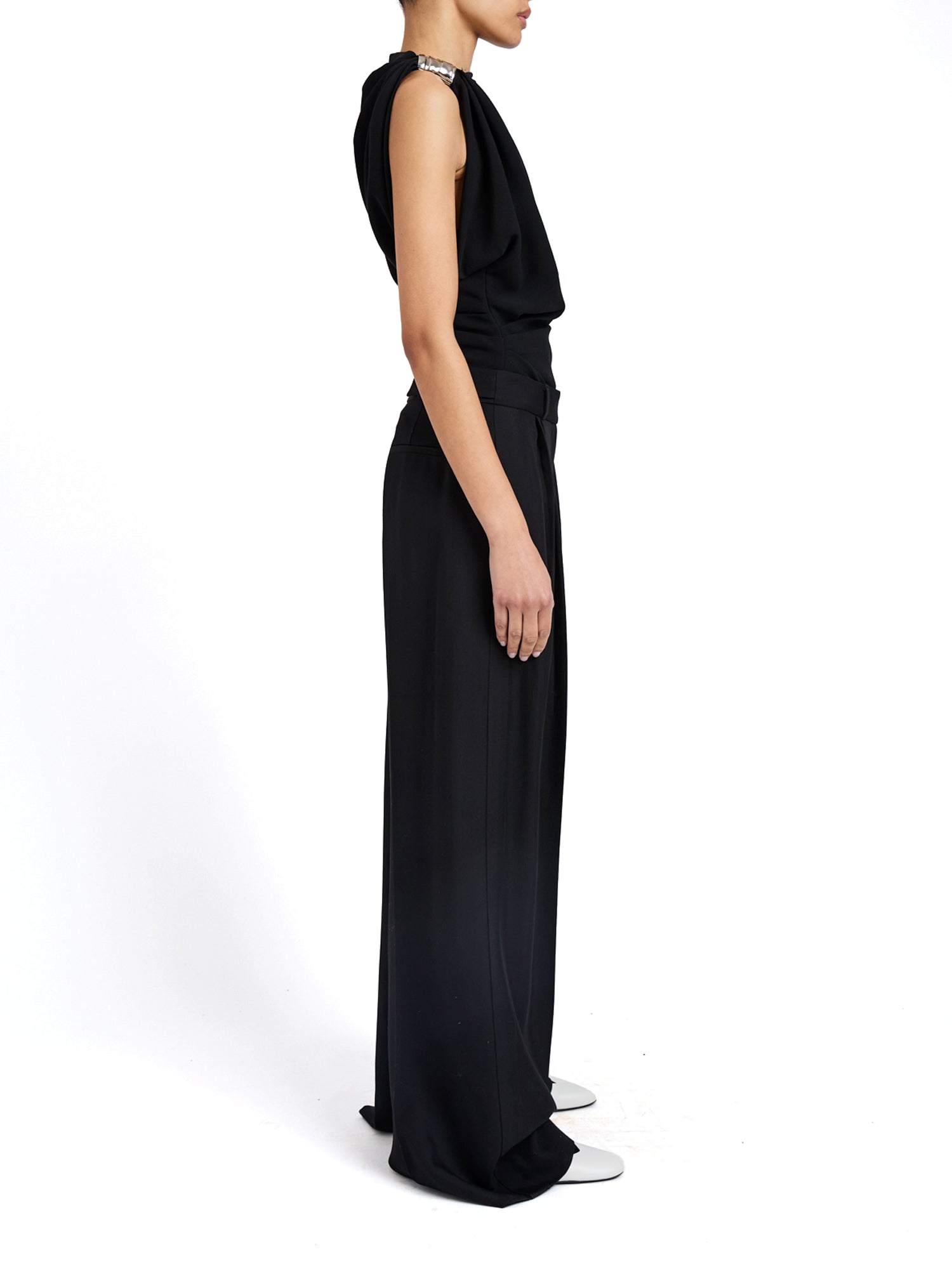 Malika Matte Double Crepe Top