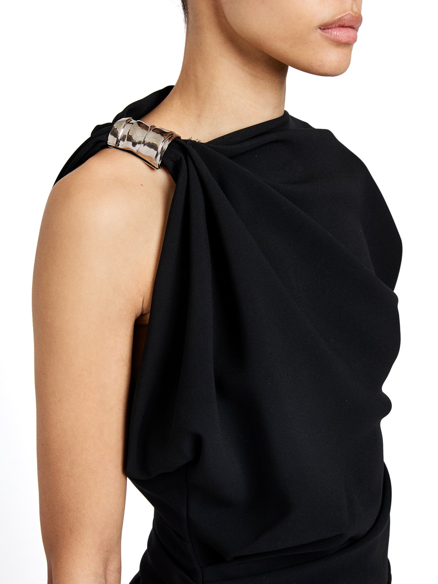Malika Matte Double Crepe Top