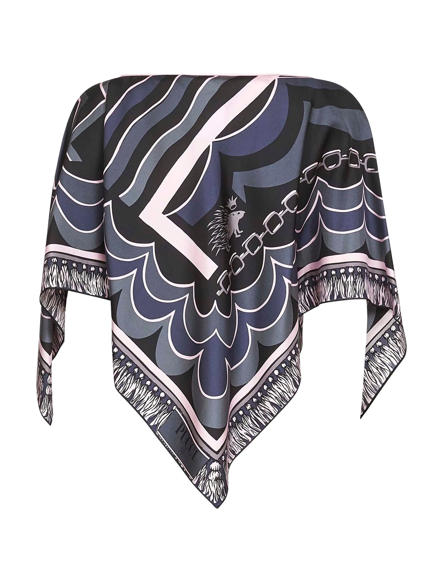 Silk Handkerchief Poncho