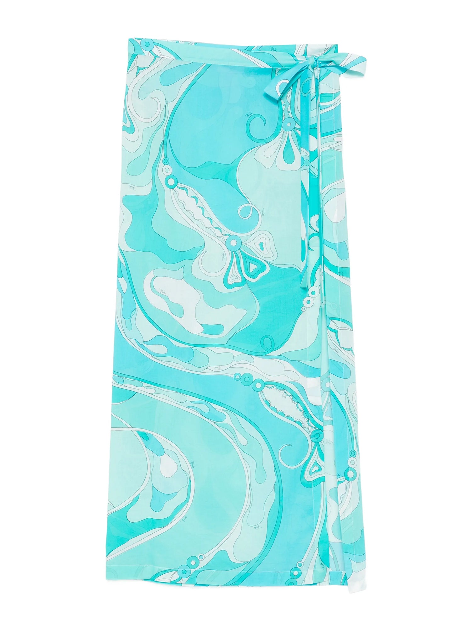 Orchidee-Print Pareo Skirt