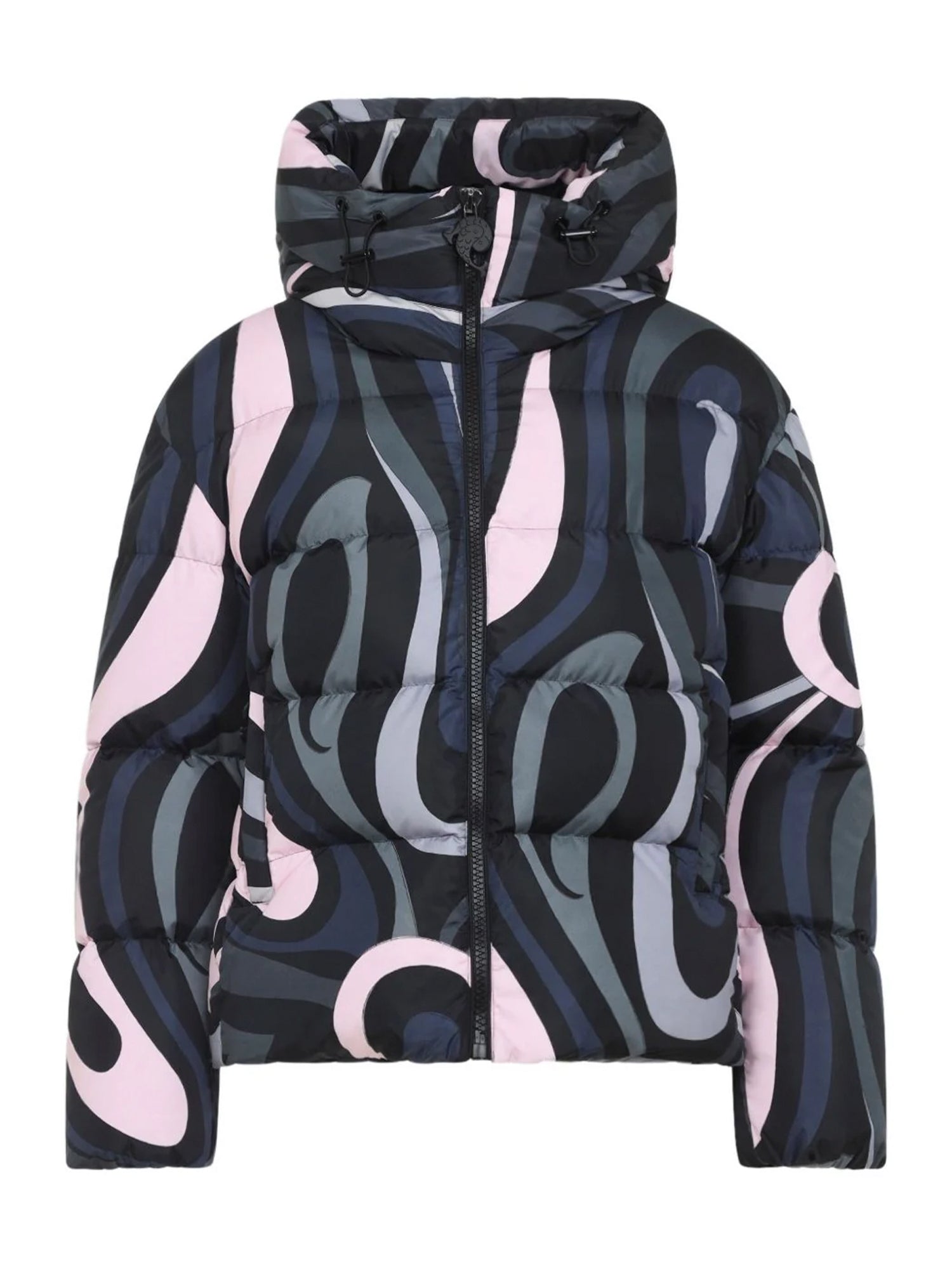 Iride-Print Puffer Jacket