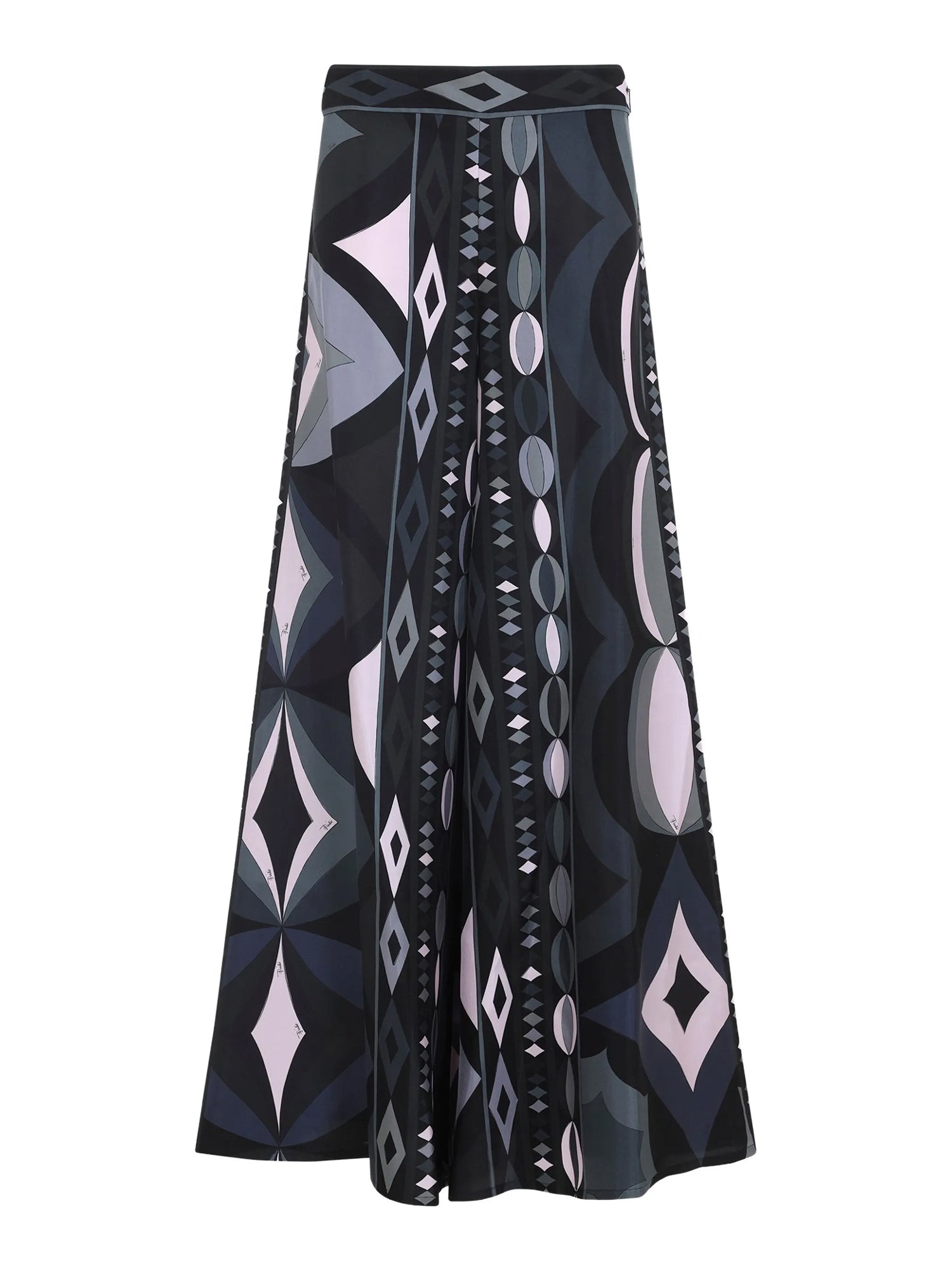Silk Twill Palazzo Pants