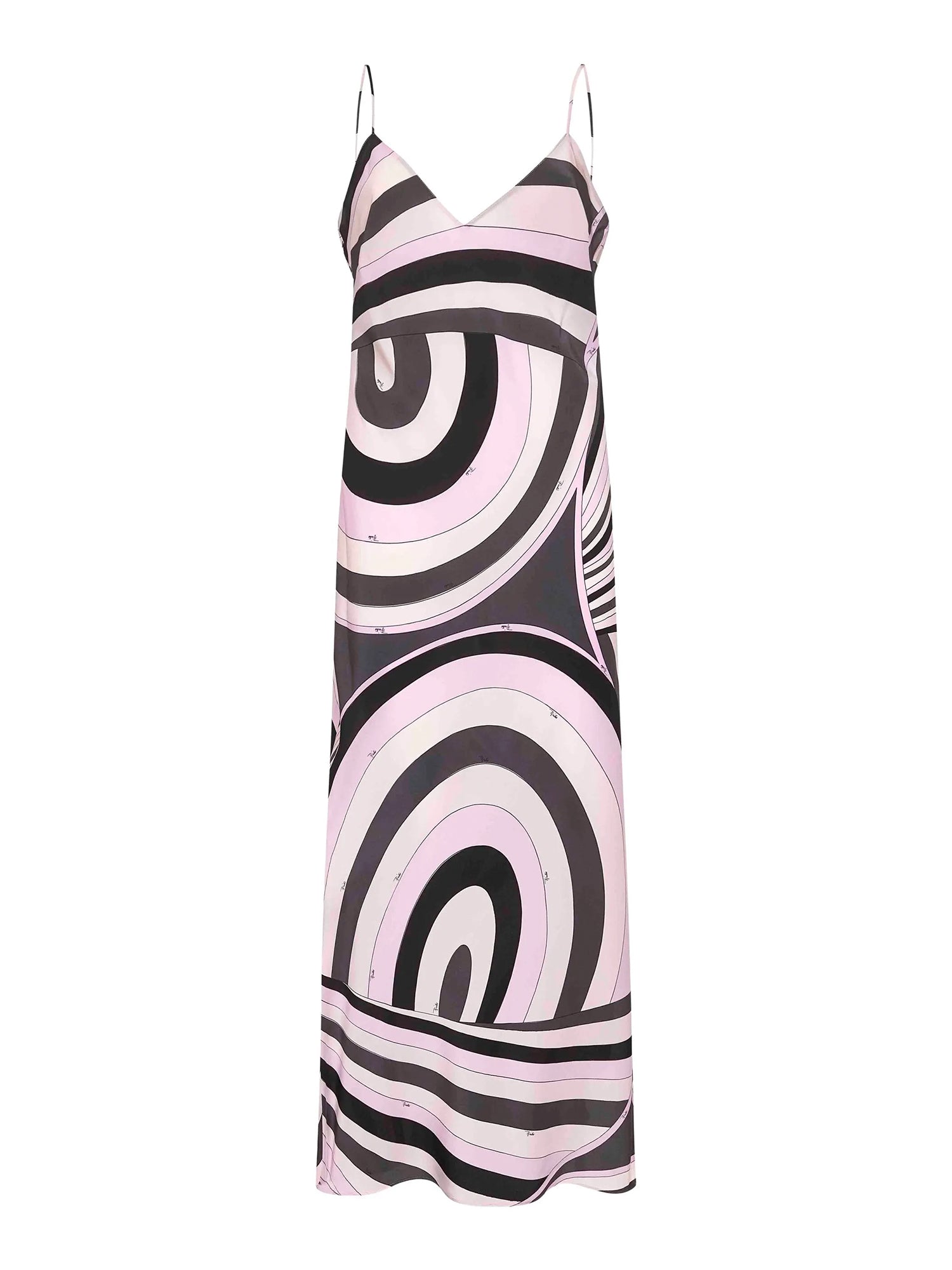 Iride-Print Silk Crêpe de Chine Slip Dress