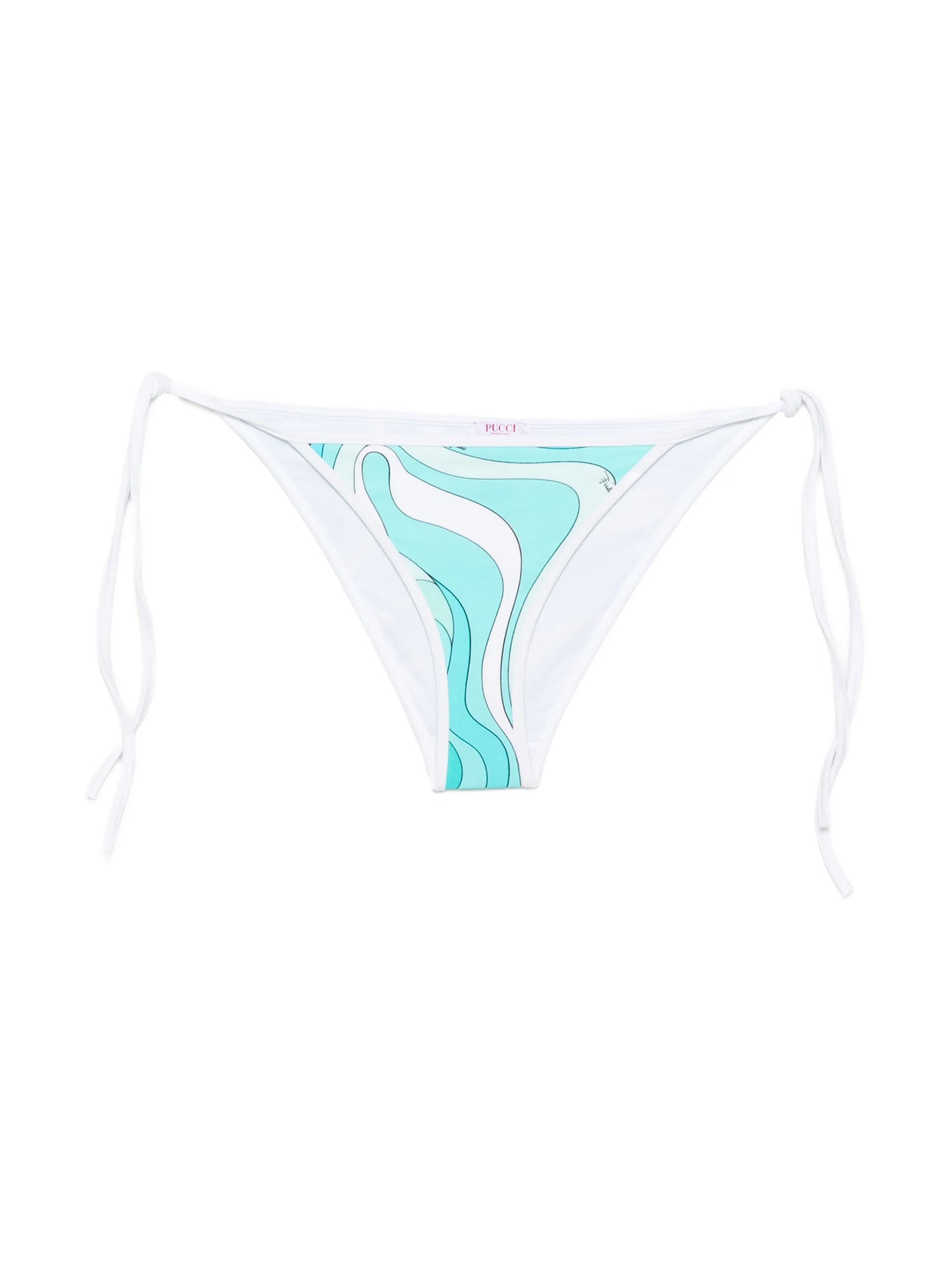 Marmo-Print Bikini Bottom