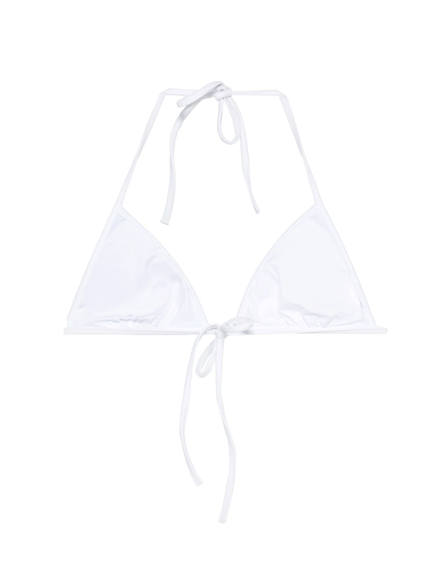 Marmo-Print Triangle Bikini Top