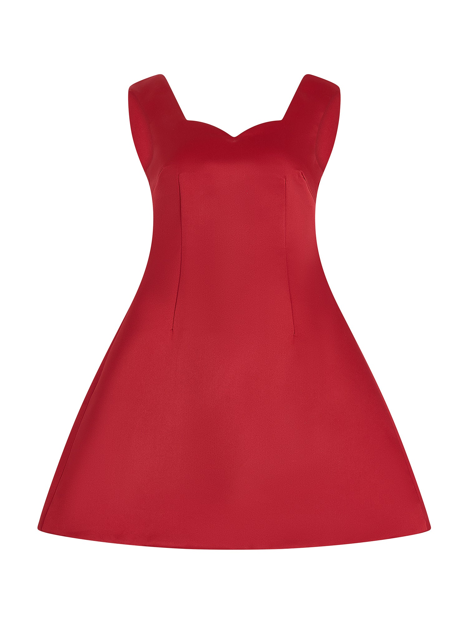 Double Duchess Satin Halo Mini Dress