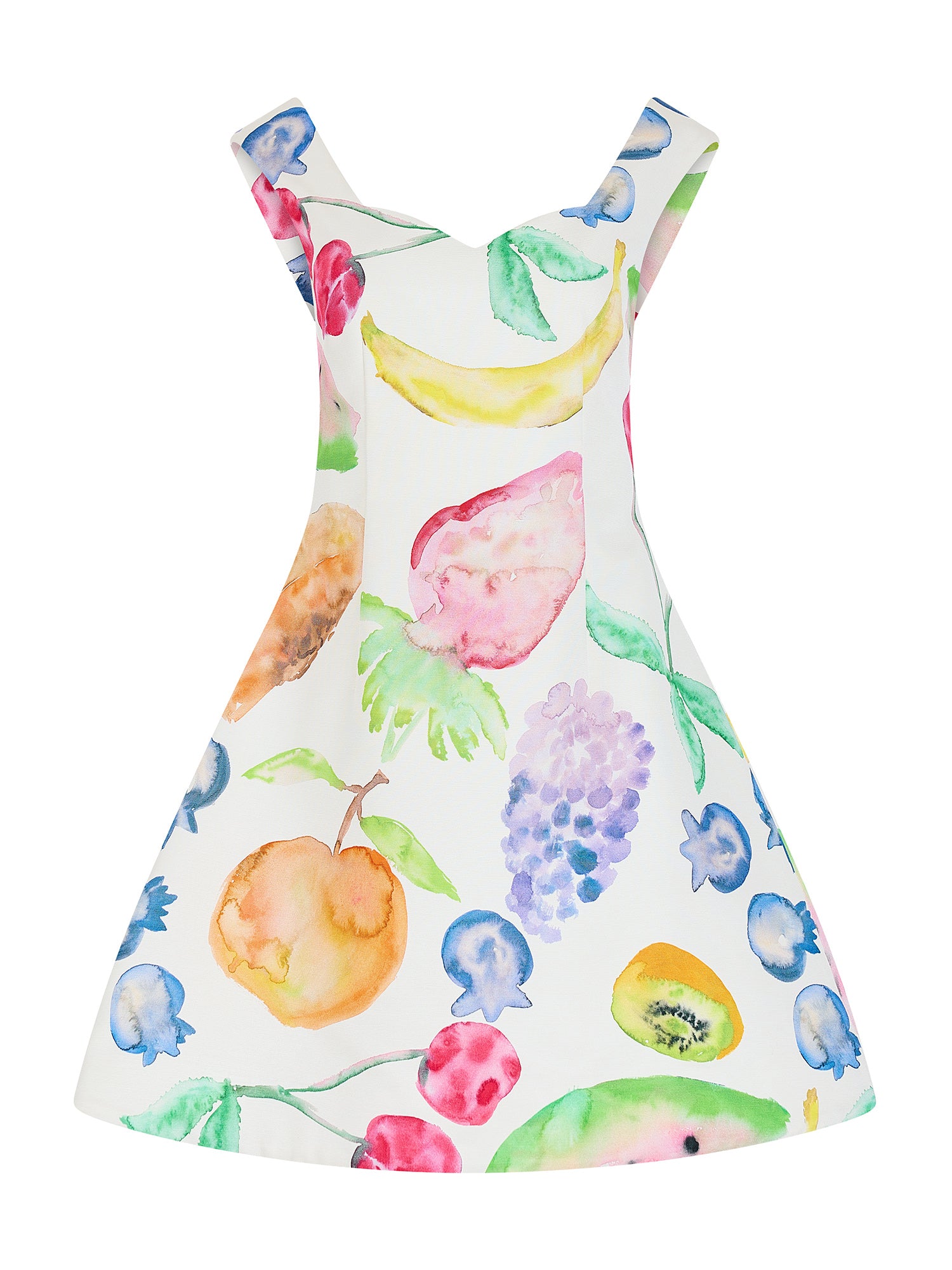 Fruit Cotton Faille Halo Mini Dress