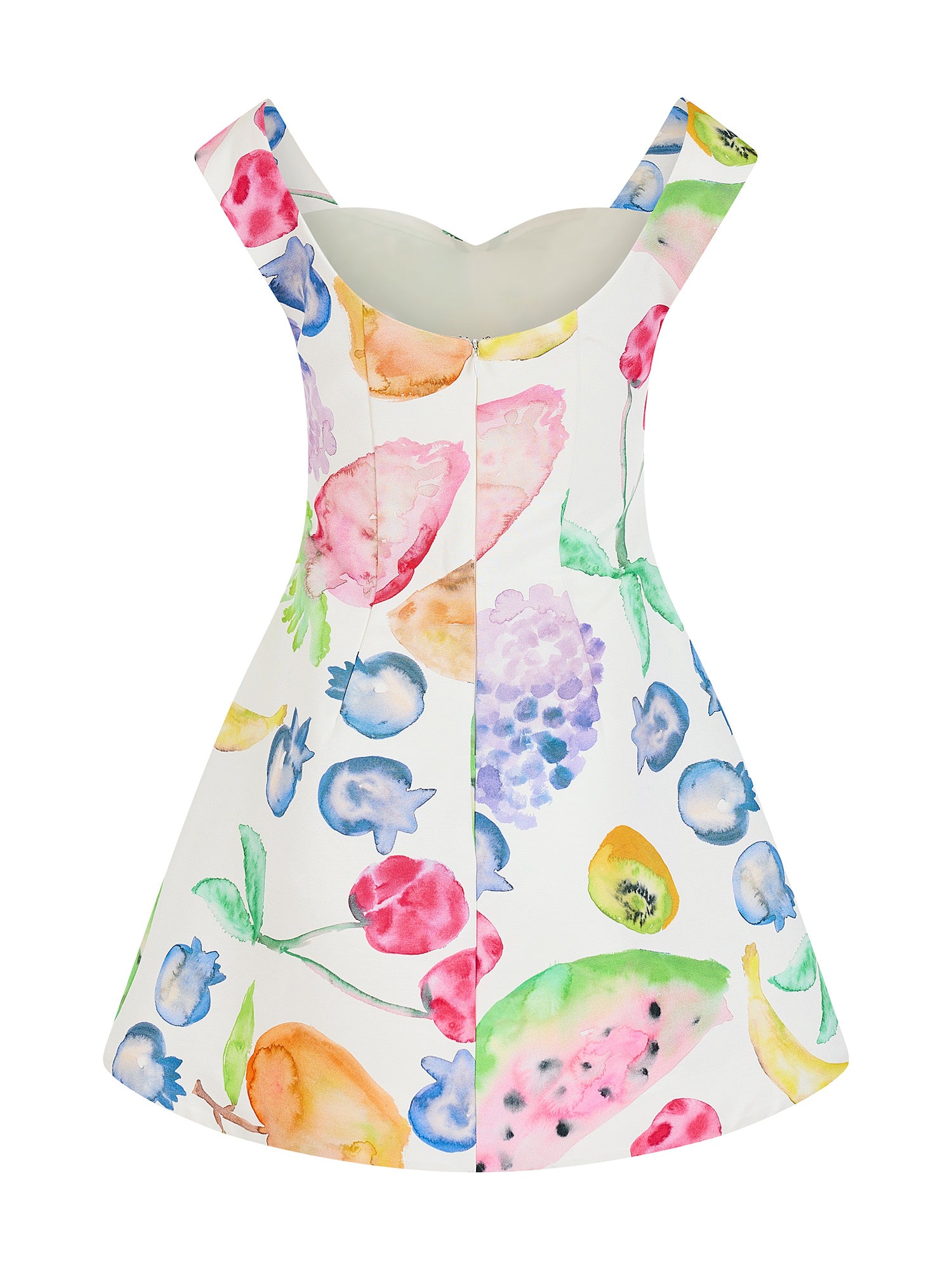 Fruit Cotton Faille Halo Mini Dress