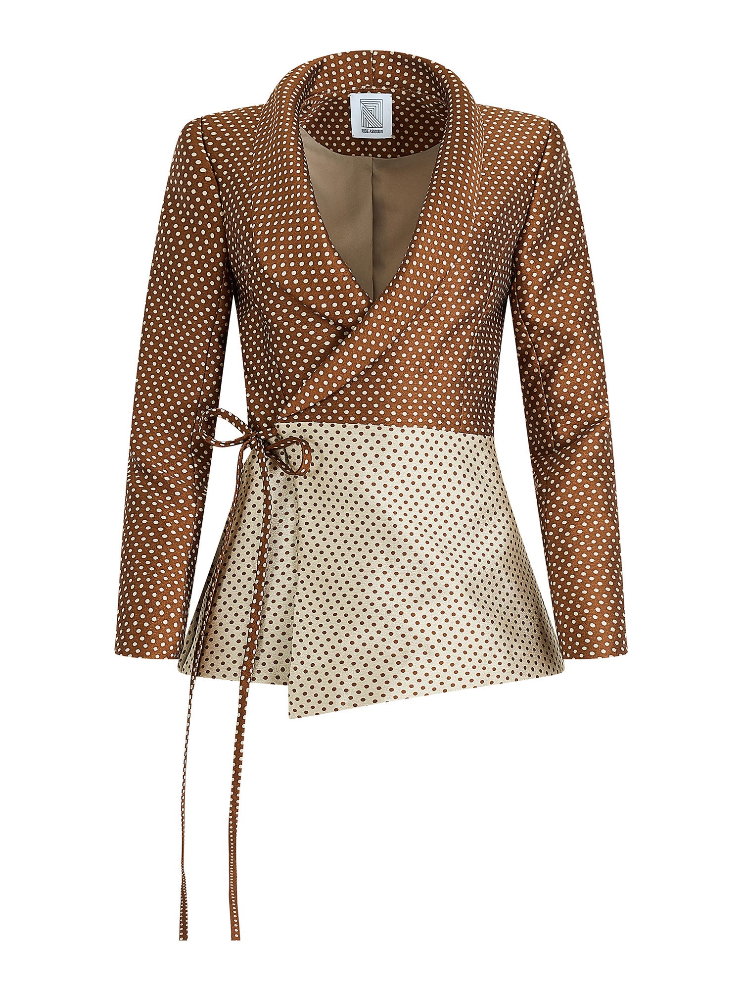 Dot Jacquard Mikado Rapt Attention Blazer
