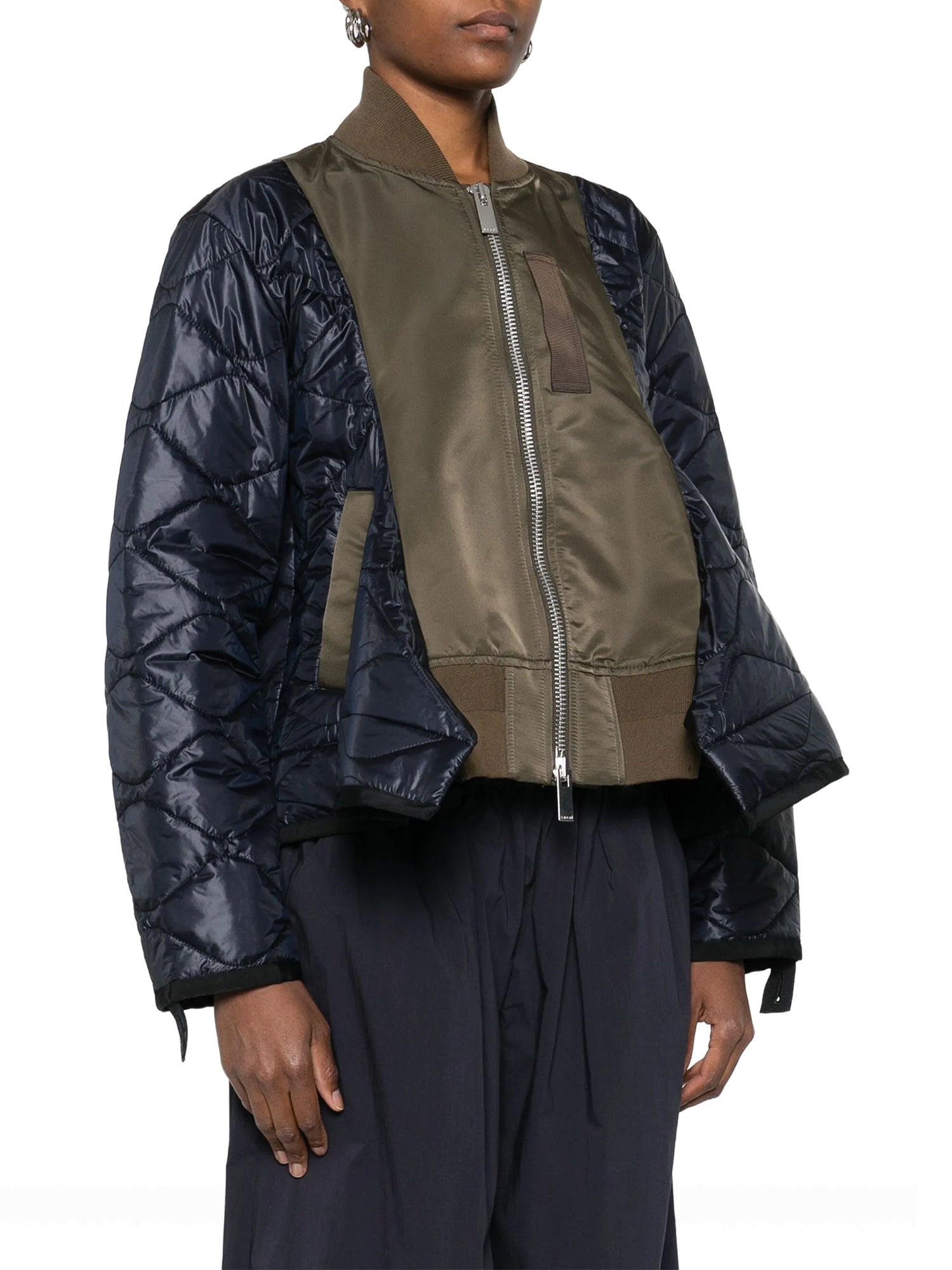 Nylon Twill Quilted Blouson