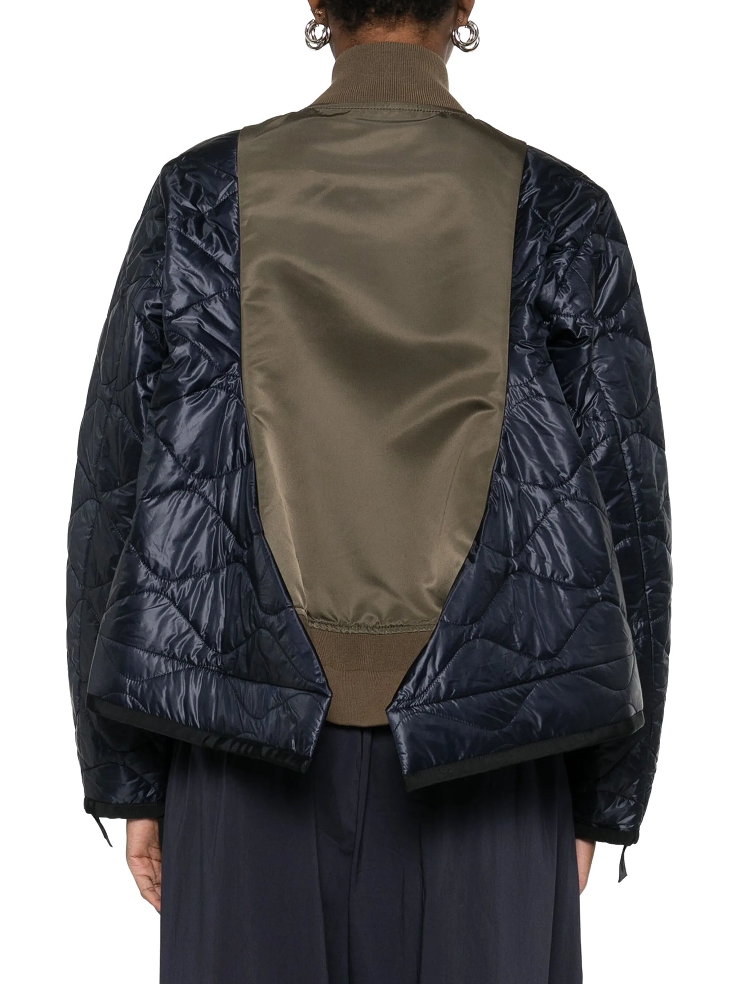 Nylon Twill Quilted Blouson
