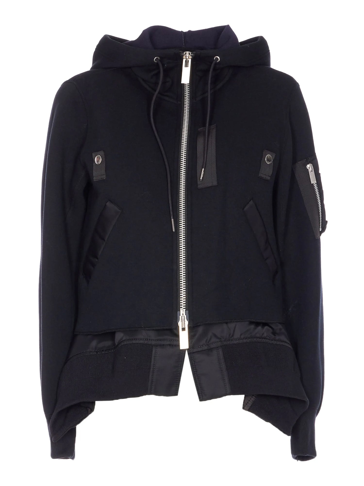 Sponge Sweat x Nylon Twill Hoodie
