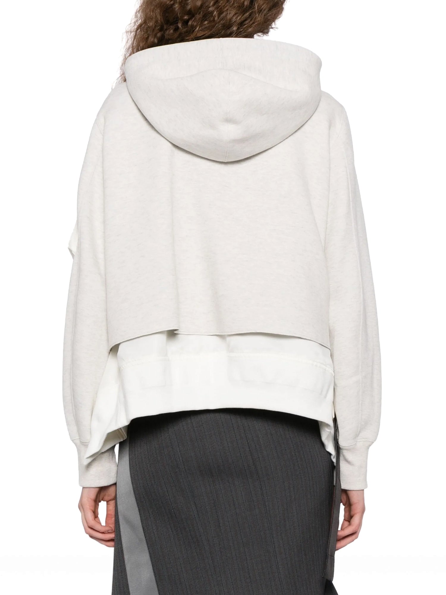 Sponge Sweat x Nylon Twill Hoodie
