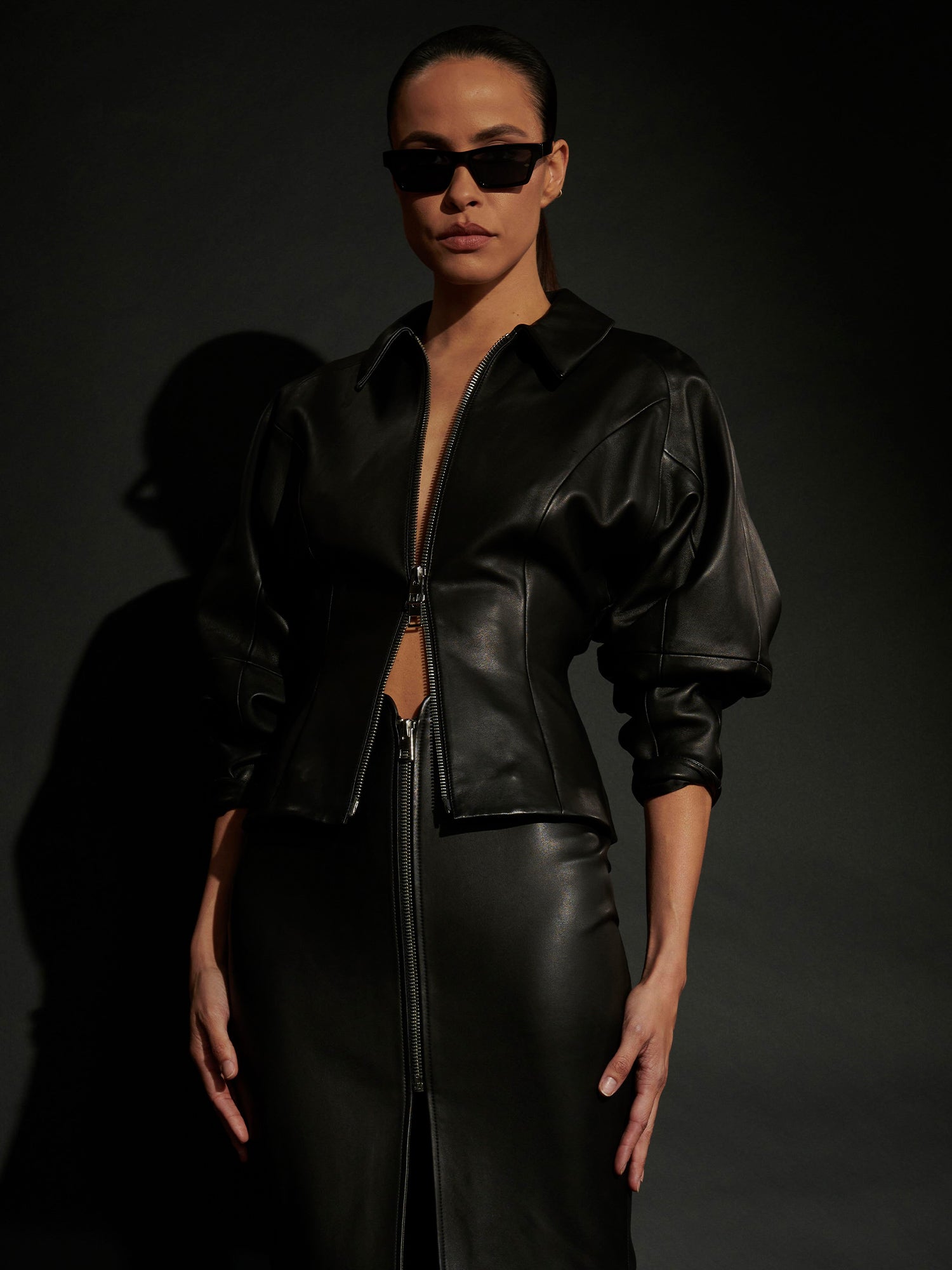 Fitted Leather Jacket
