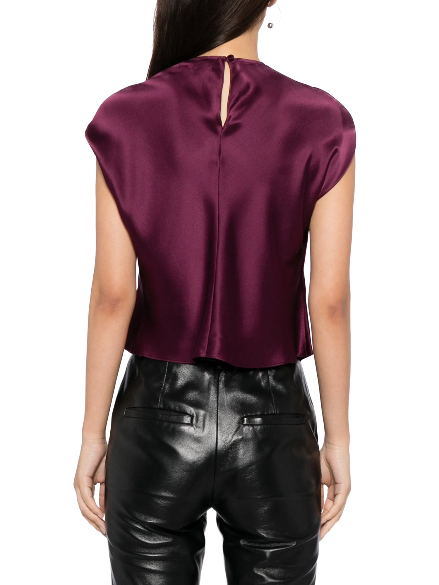 High Neck Drape Top