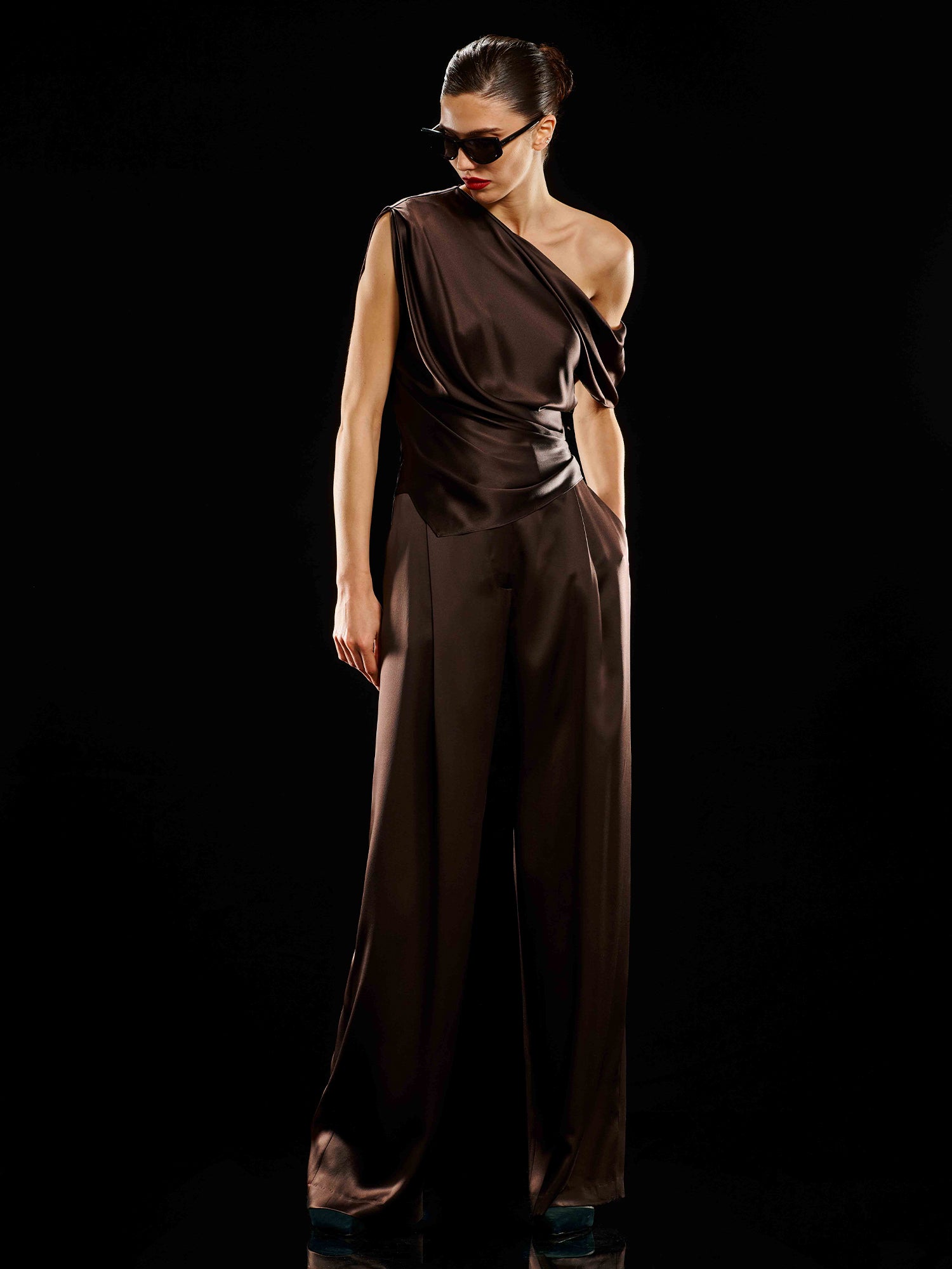 Relaxed Silk Trousers