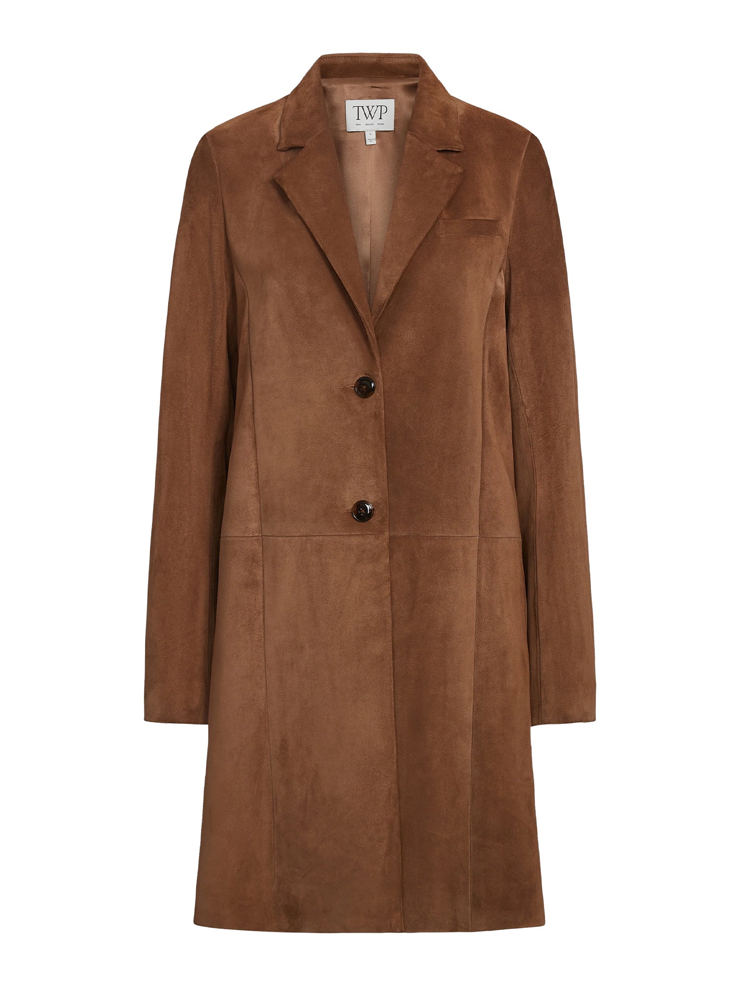 Easy Car Coat in Heavy Suede